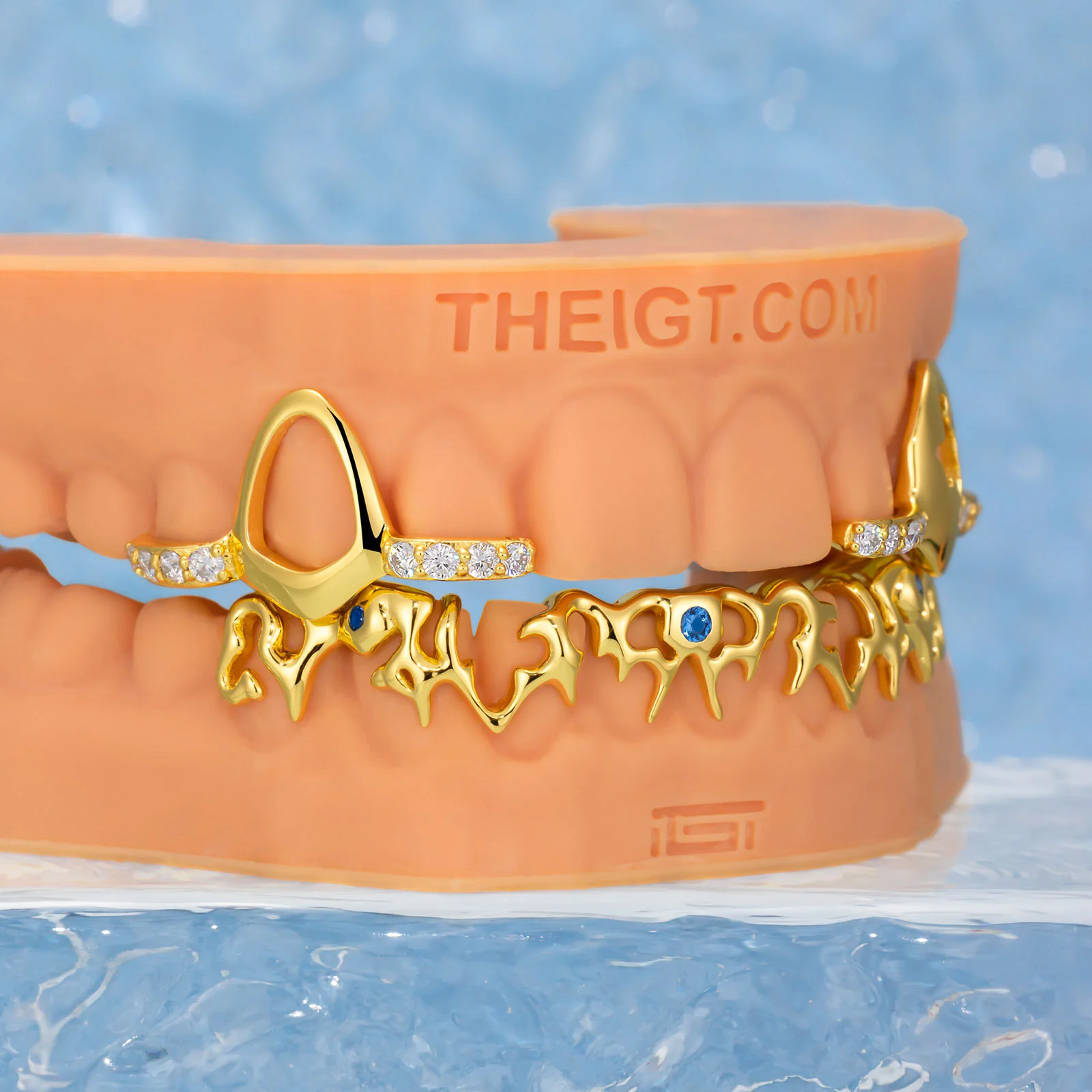 Pink Sapphires On Thorn Grillz - Image 8