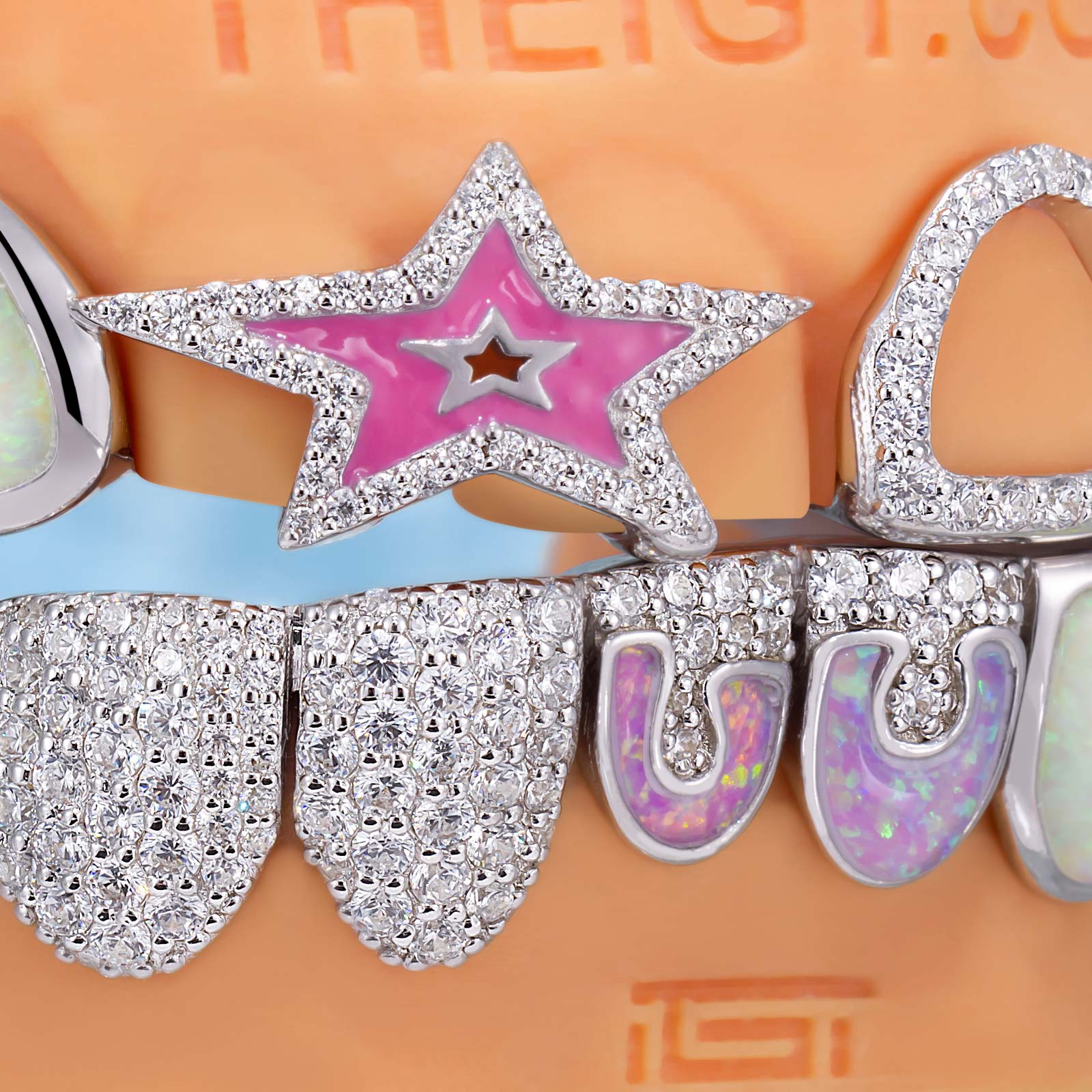 Pink Star Kitty & Octopus Grillz - Image 3