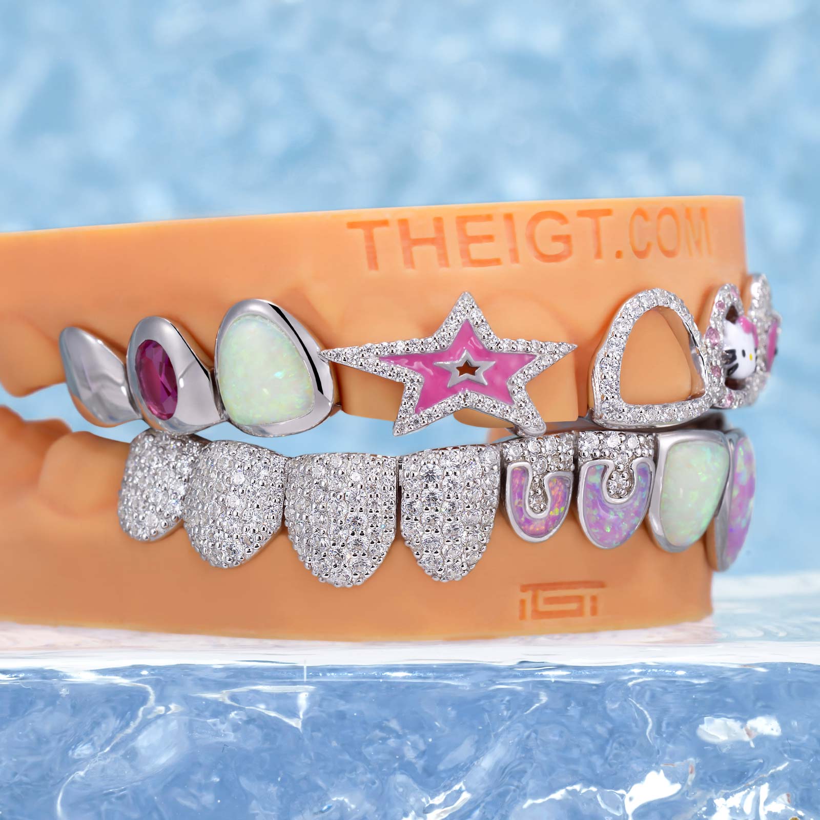 Pink Star Kitty & Octopus Grillz - Image 5