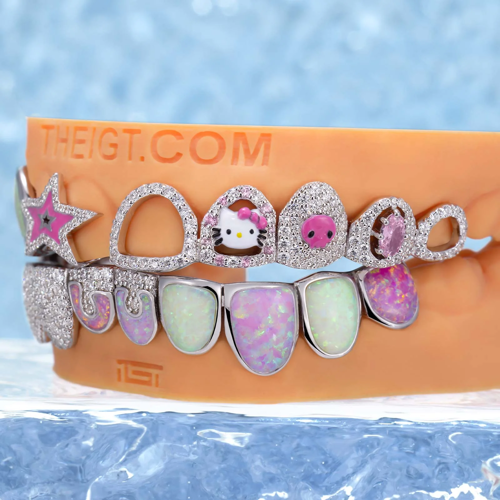 Pink Star Kitty & Octopus Grillz - Image 6