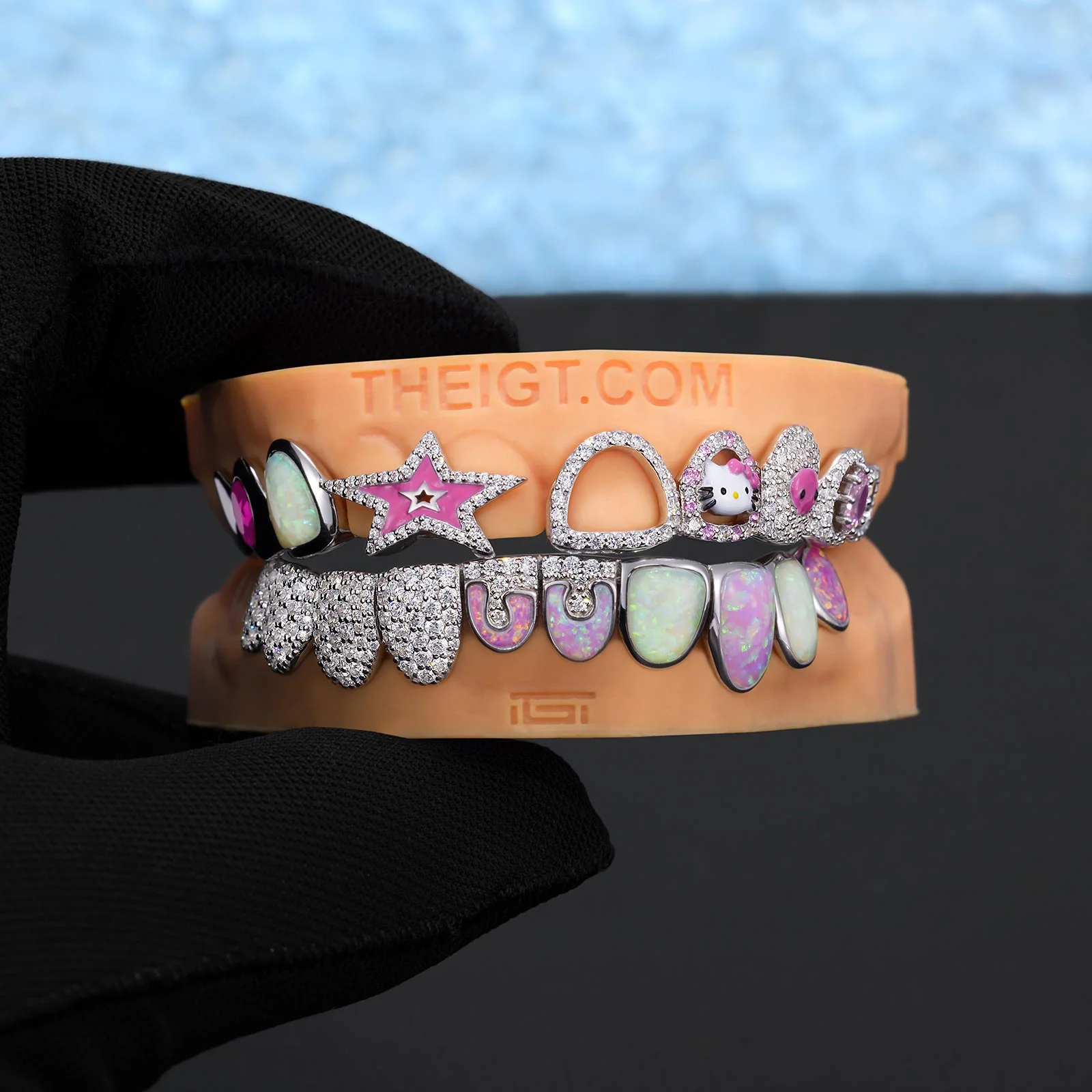 Pink Star Kitty & Octopus Grillz - Image 7