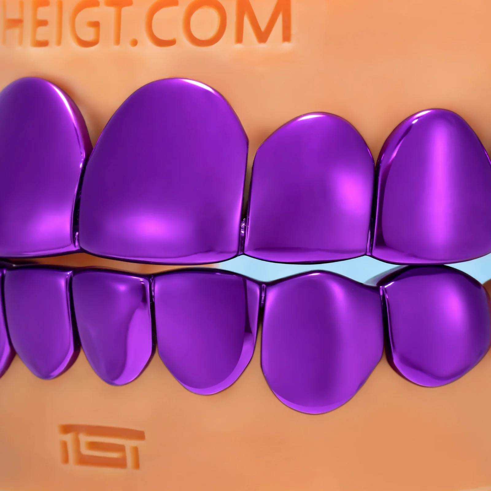 Purple Gold Grillz - Image 2