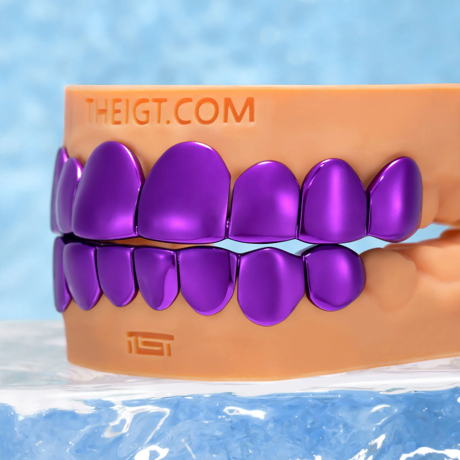 Purple Gold Grillz - Image 3