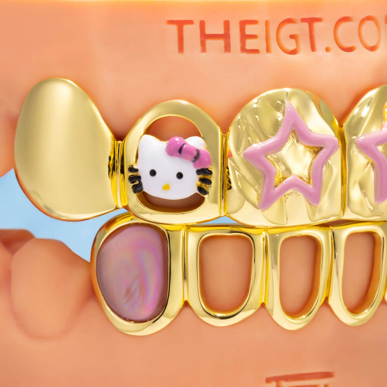 Purple Haze Iced-Out Open-Face Grillz - Image 2
