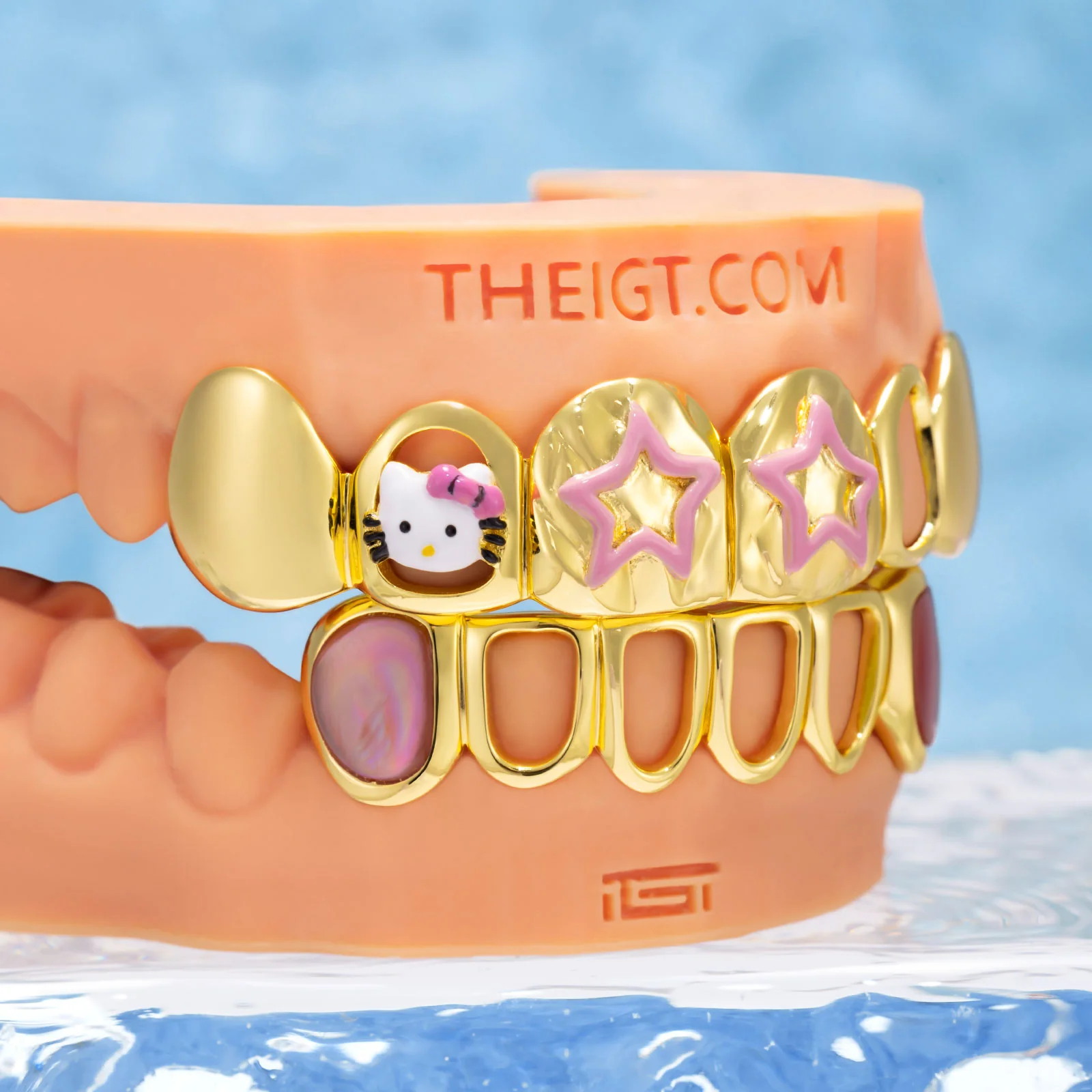 Purple Haze Iced-Out Open-Face Grillz - Image 4