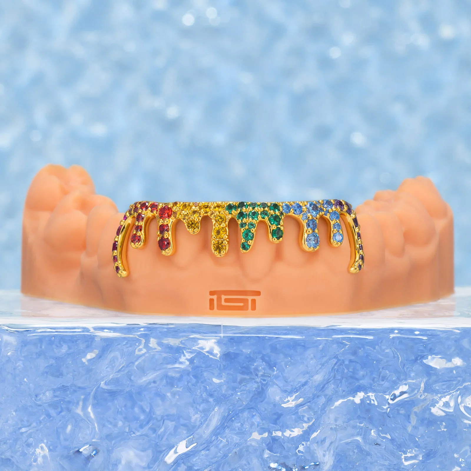 Rainbow Drip Bottom Bar