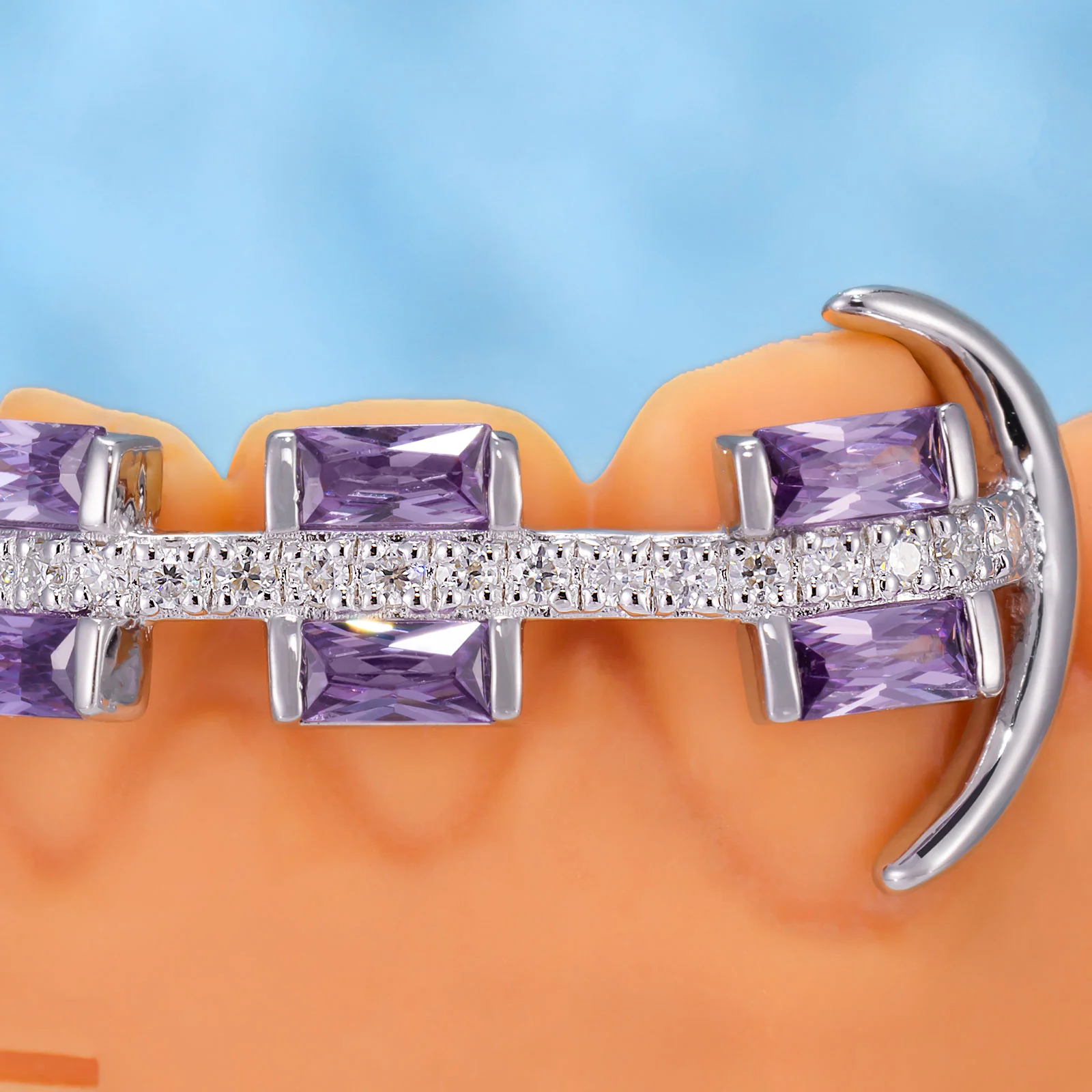 Rectangular Cut Brace Style Grillz - Image 7