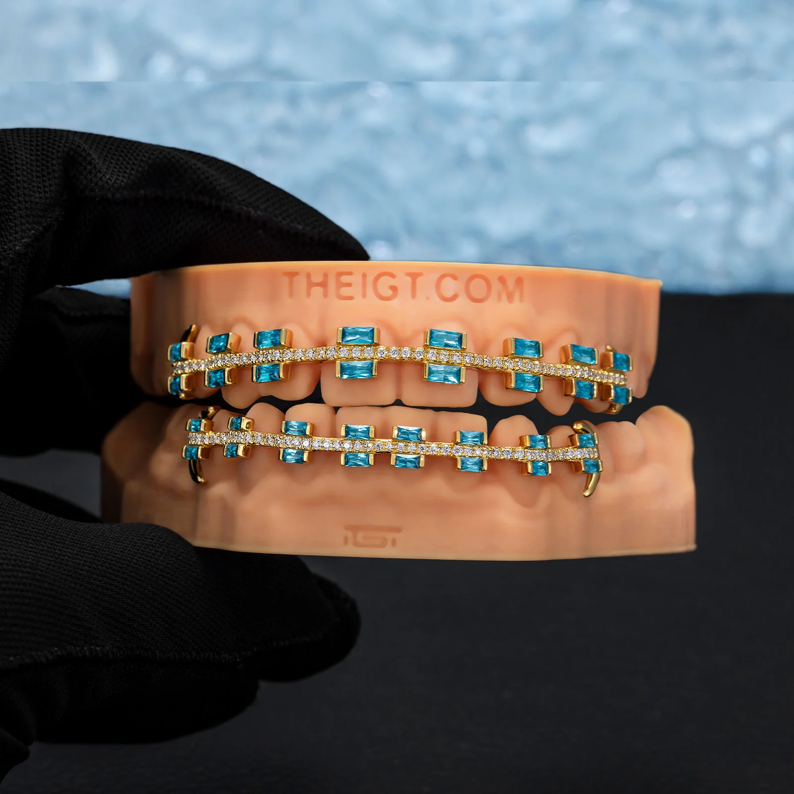 Rectangular Cut Brace Style Grillz - Image 9