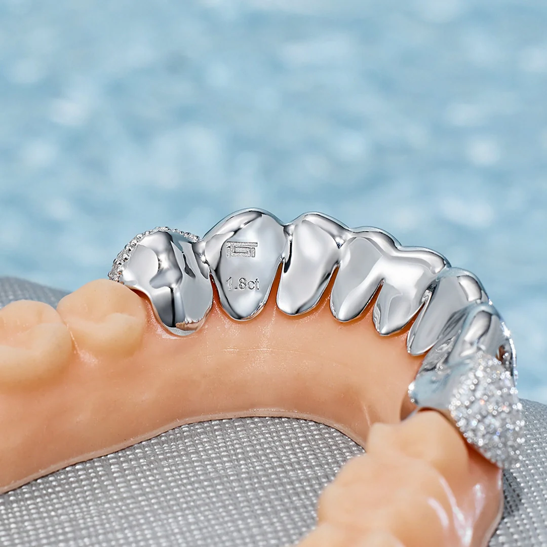 Round & Pear Cut Drip Grillz - Image 4
