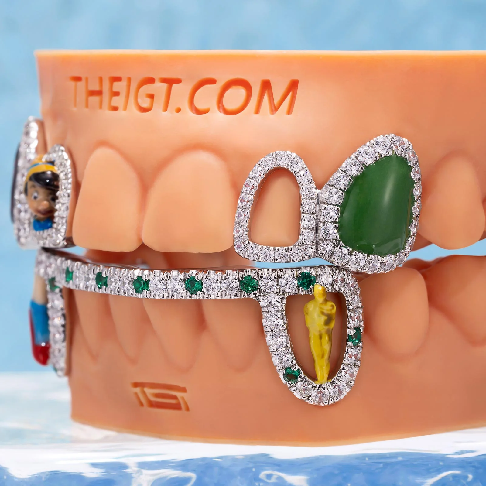 "Ruby Cinema" Dual-Arch Custom Grillz - Image 5