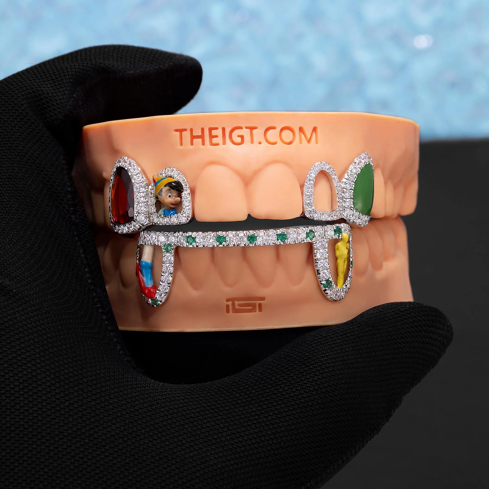"Ruby Cinema" Dual-Arch Custom Grillz - Image 6