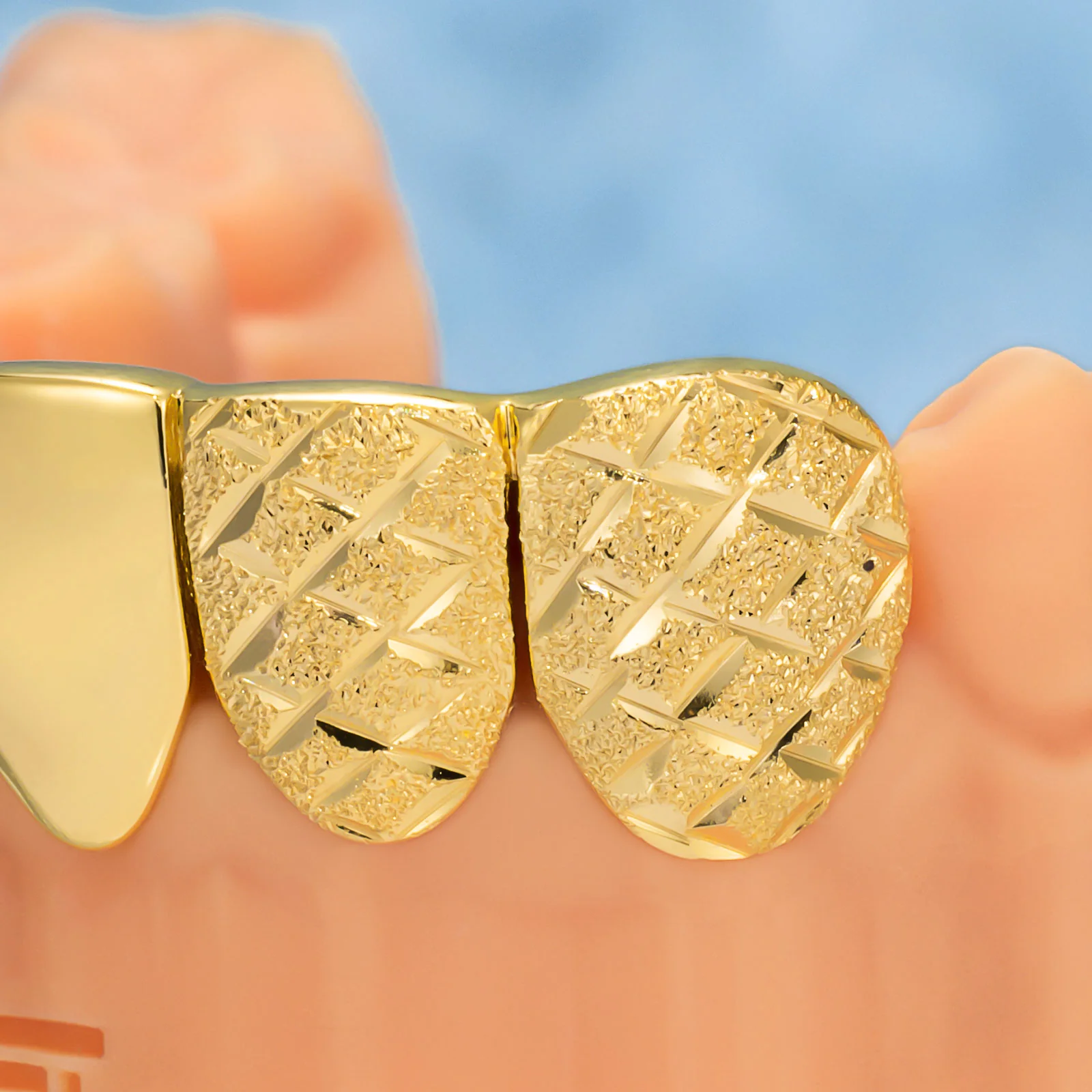 Ruby & Gold Letter Grillz - Image 3
