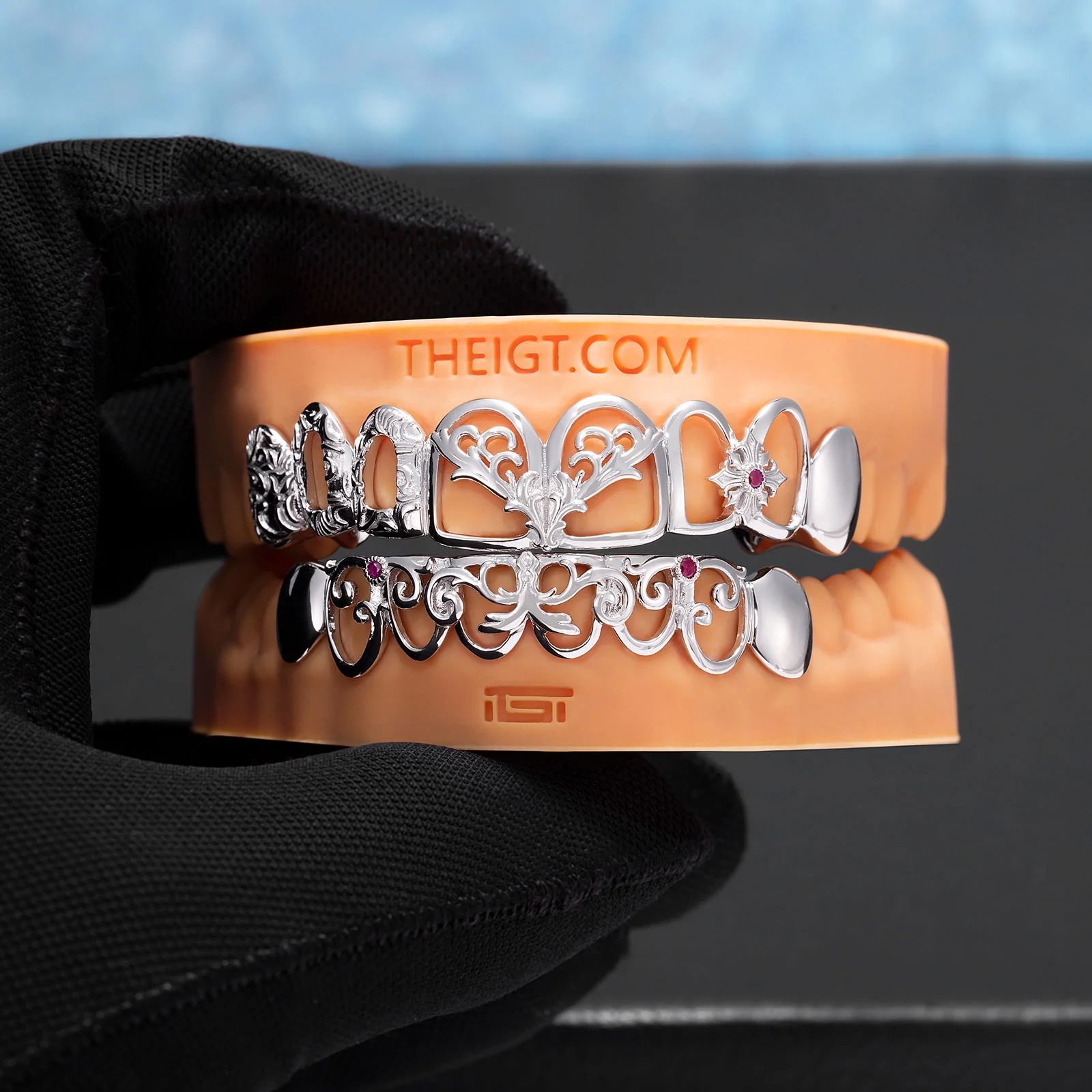 "Ruby Melt" Liquid Metal Grillz - Image 6