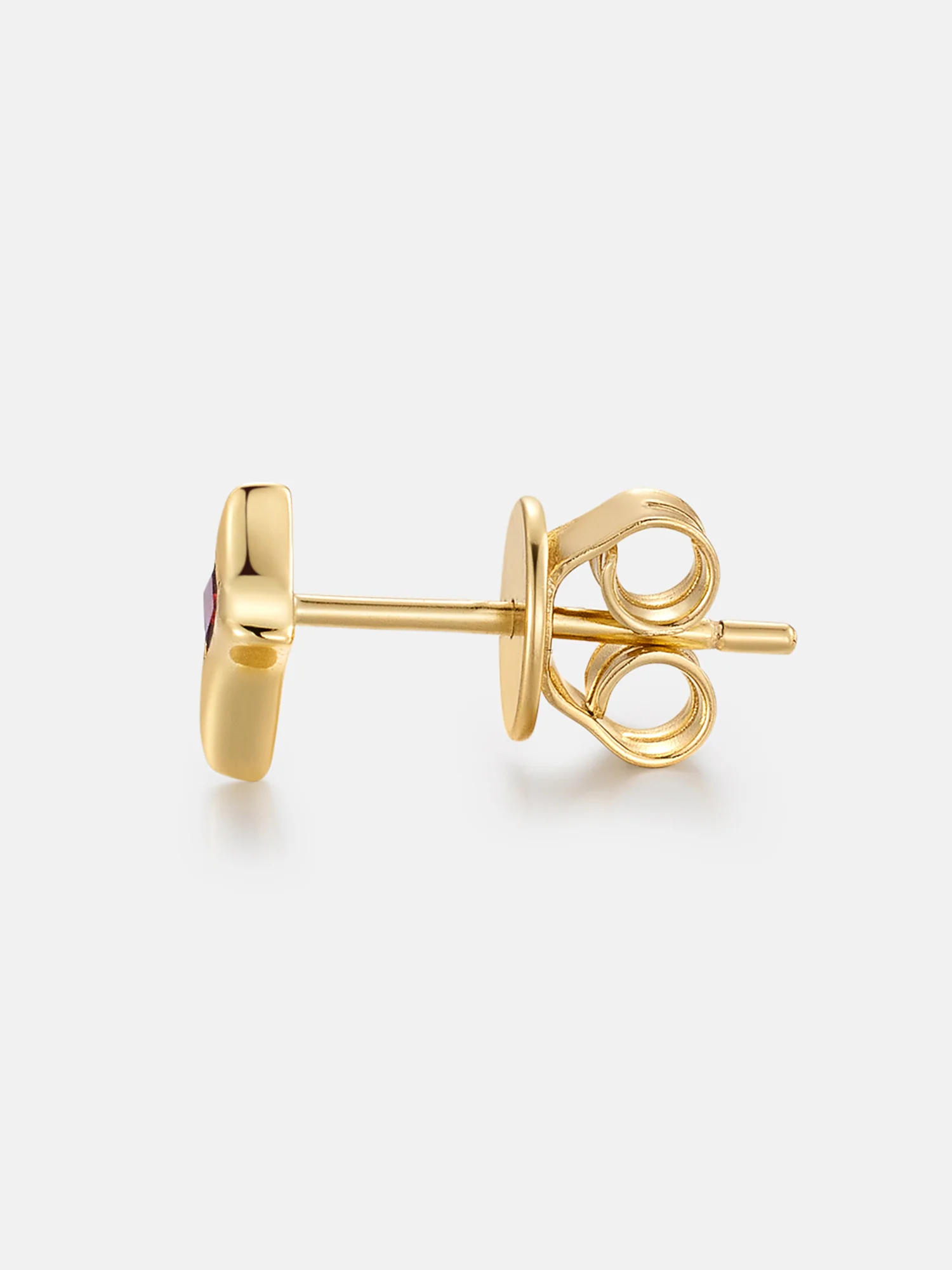 Ruby Star Stud Earrings - Image 4