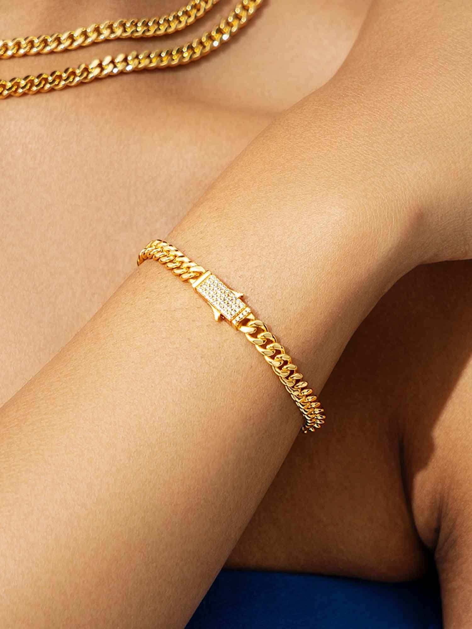 S925 5mm Miami Micro Cuban With Moissanite Clasp - Image 10