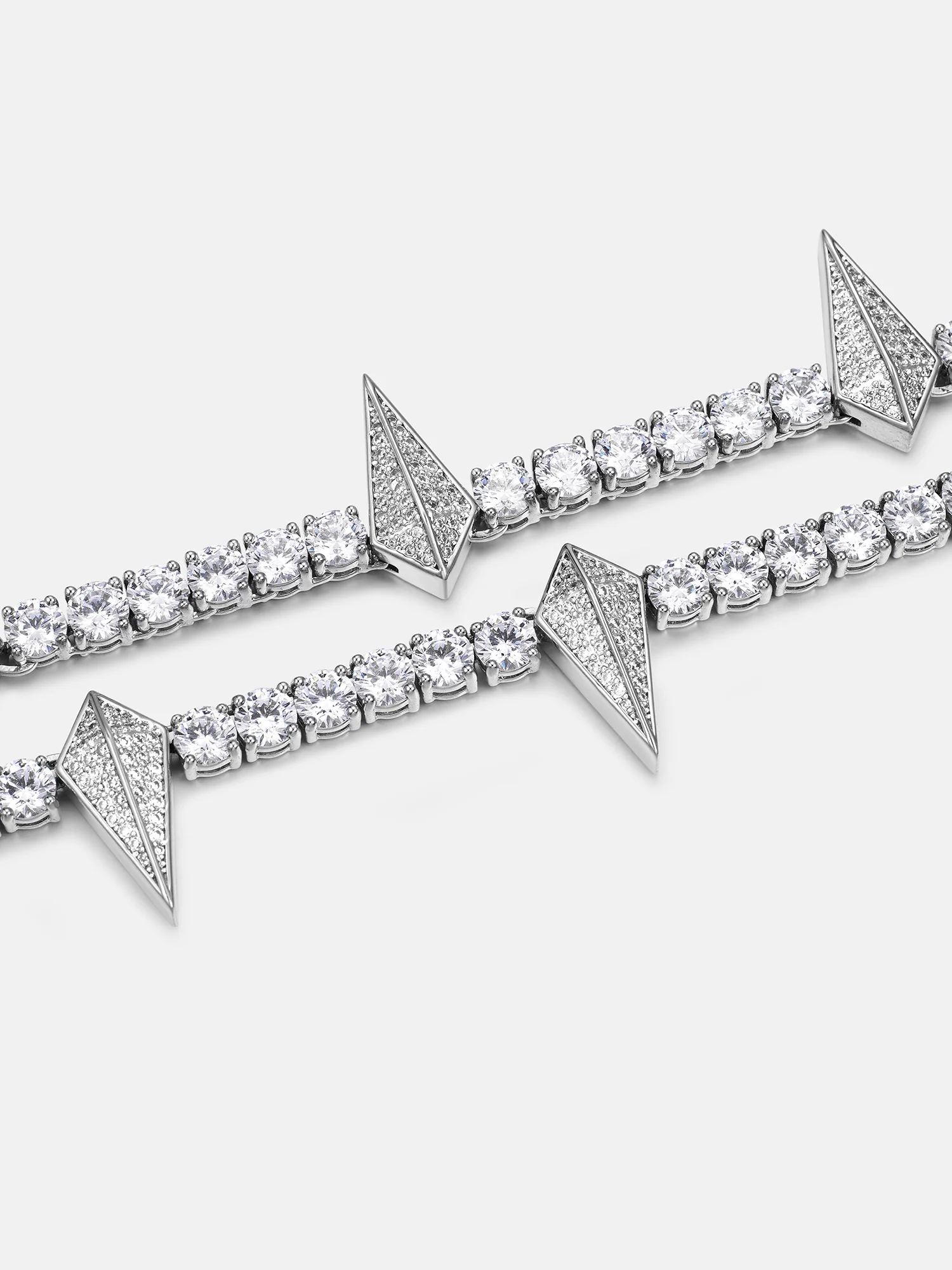S925 Thorn Moissanite Tennis Chain - Image 4
