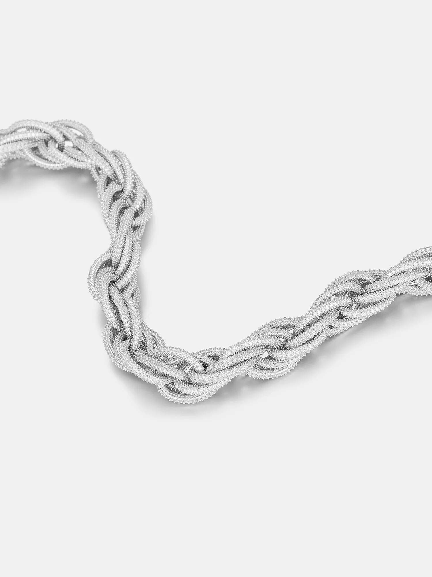 S925 Moissanite 12mm Rope Chain - Image 5