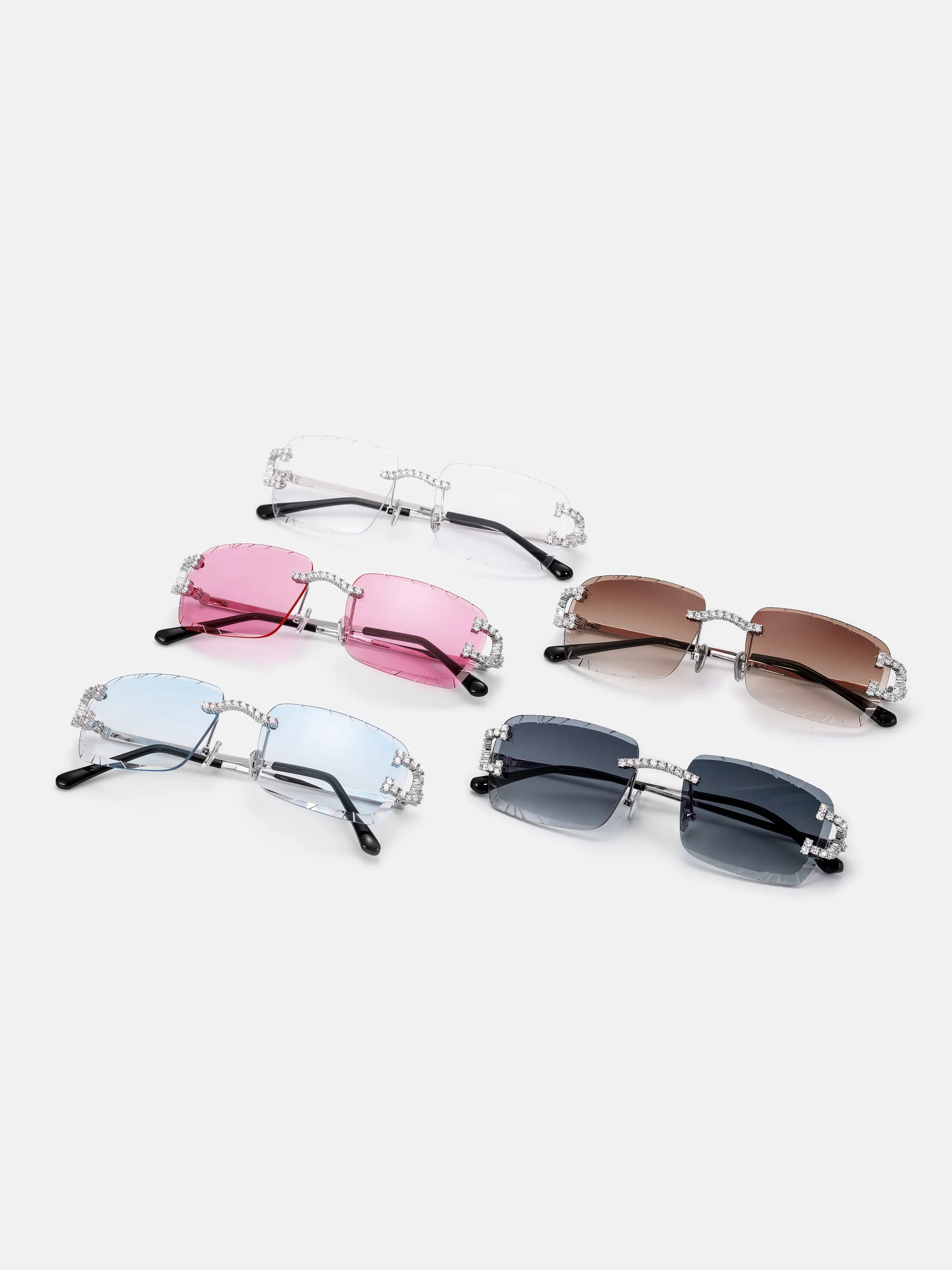 S925 Moissanite Classic C Sunglasses - Image 9