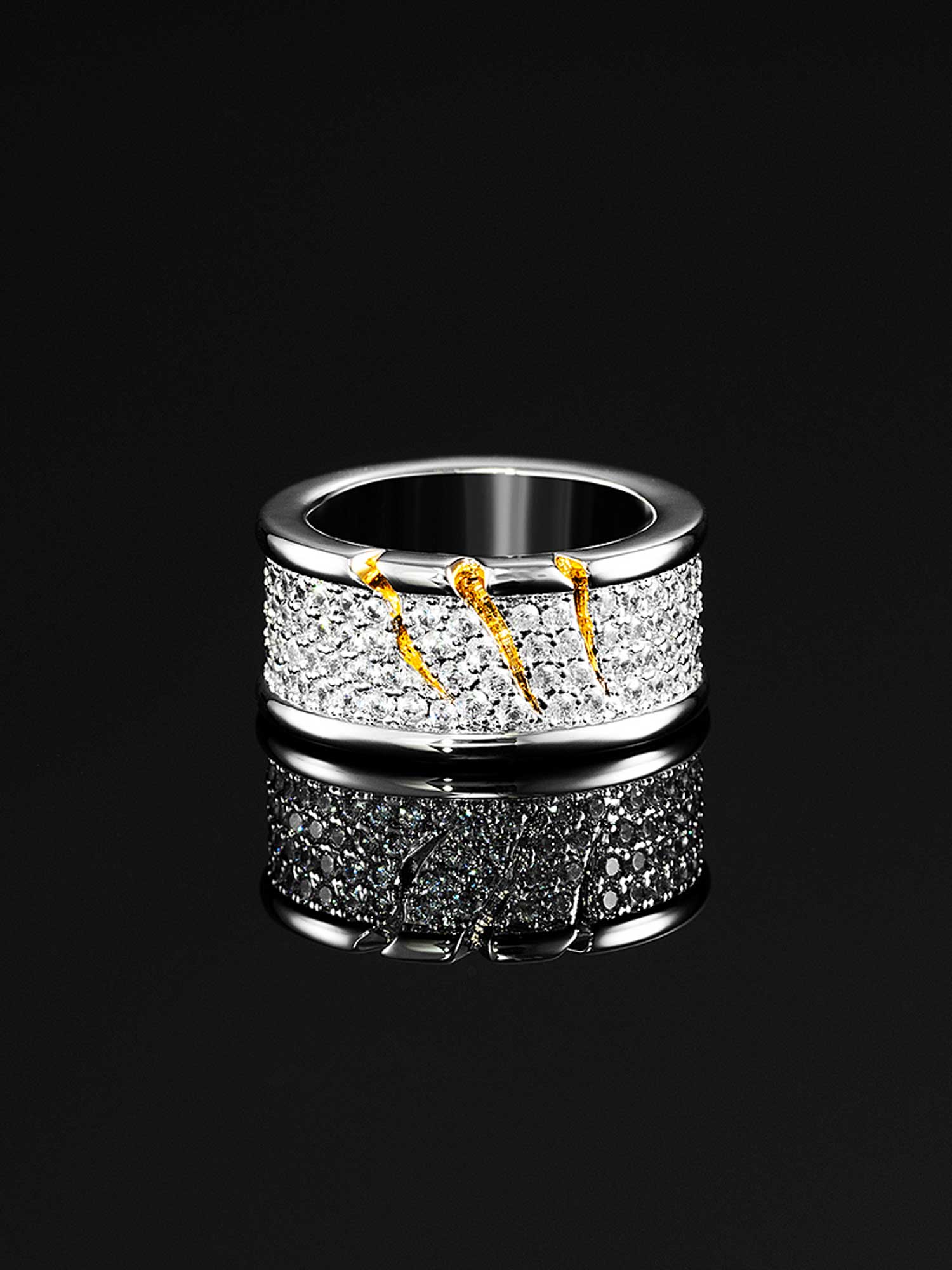 S925 Moissanite Claw Scratch Ring - Image 3