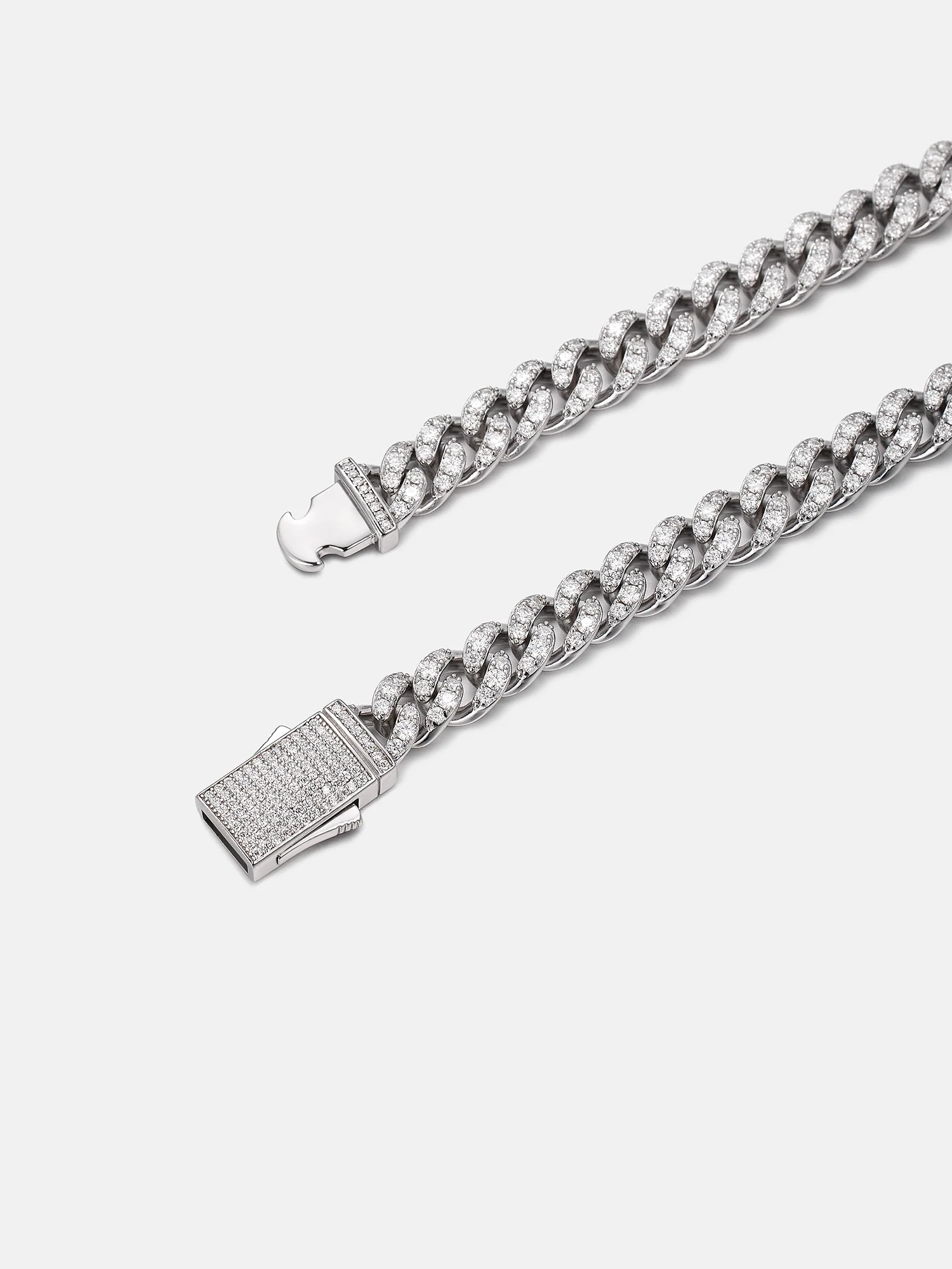 S925 Moissanite Cuban Chain or Bracelet - Image 4
