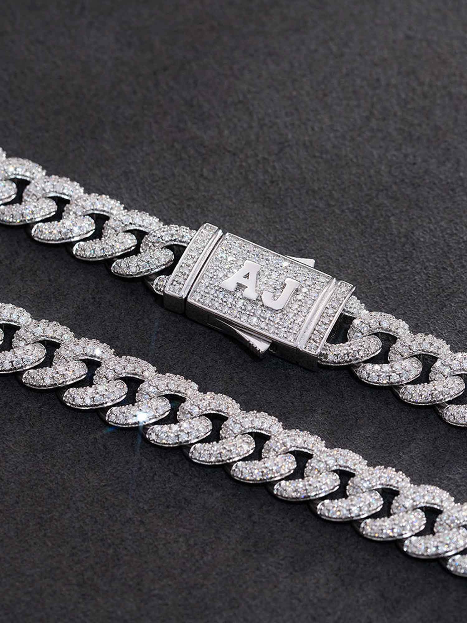 S925 Moissanite Cuban Chain or Bracelet - Image 9