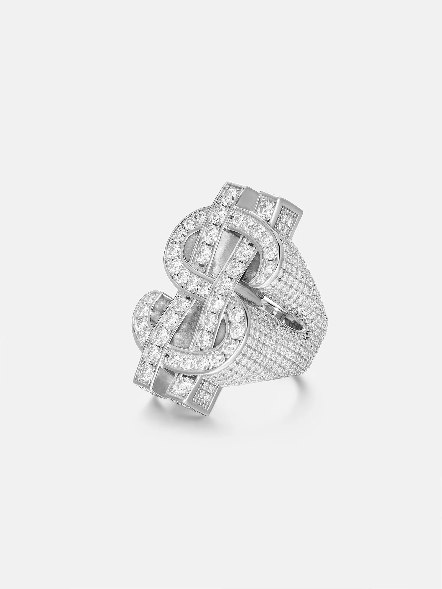 S925 Moissanite Dollar Ring - Image 3
