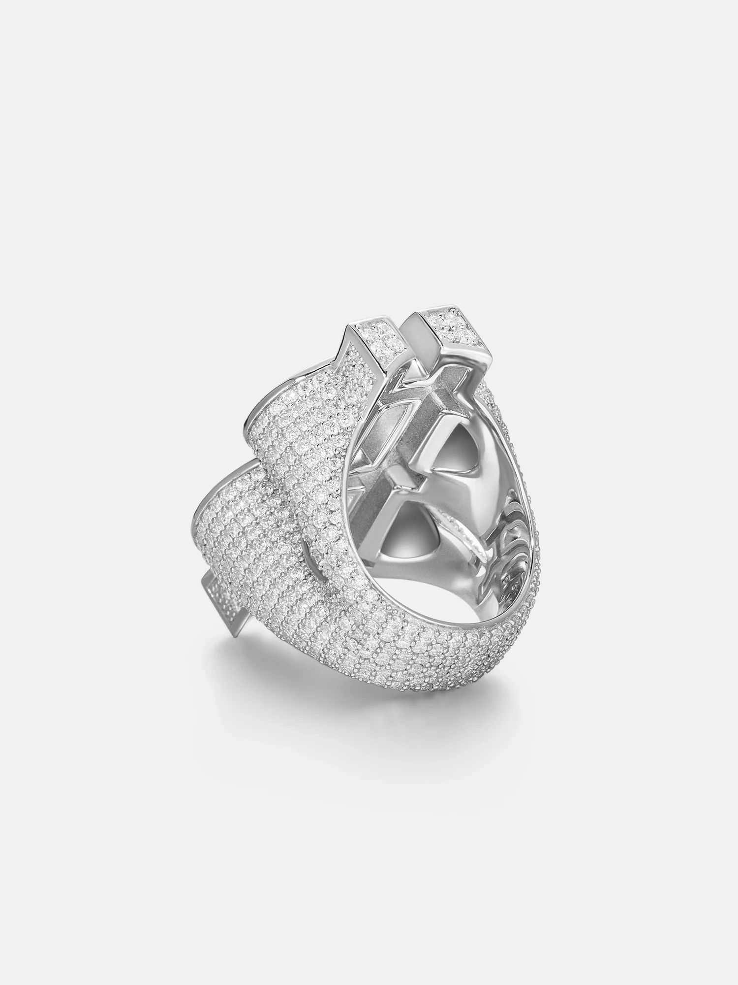 S925 Moissanite Dollar Ring - Image 4