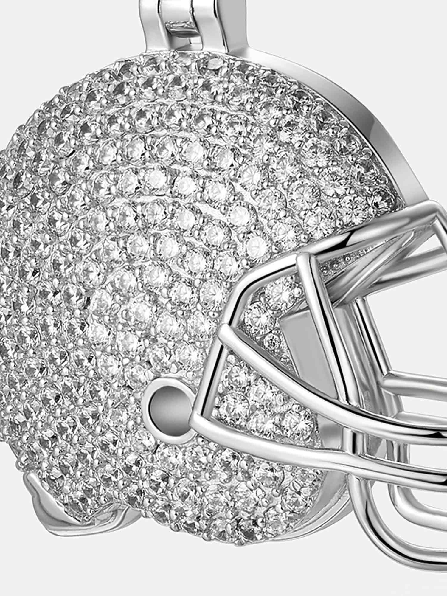 S925 Moissanite Helmet Pendant - Image 5