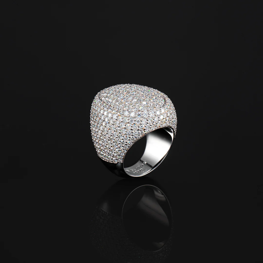 S925 Moissanite Large Oval Ring - Image 3