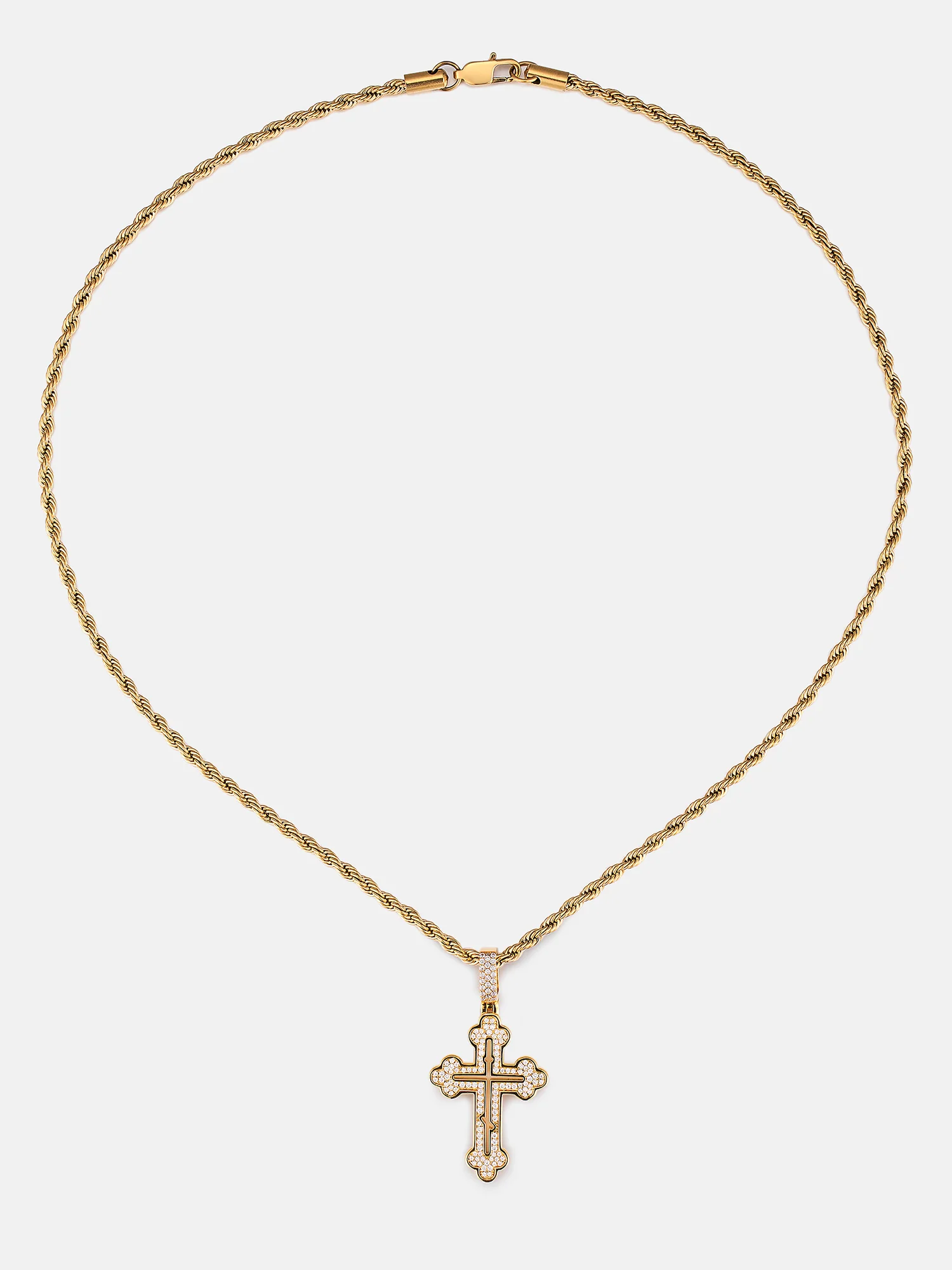 S925 moissanite Micro Cross Pendant - Image 6