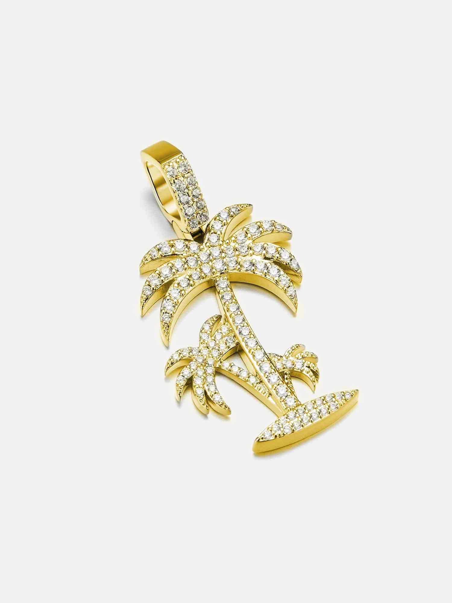S925 Moissanite Palm Tree Pendant - Image 2