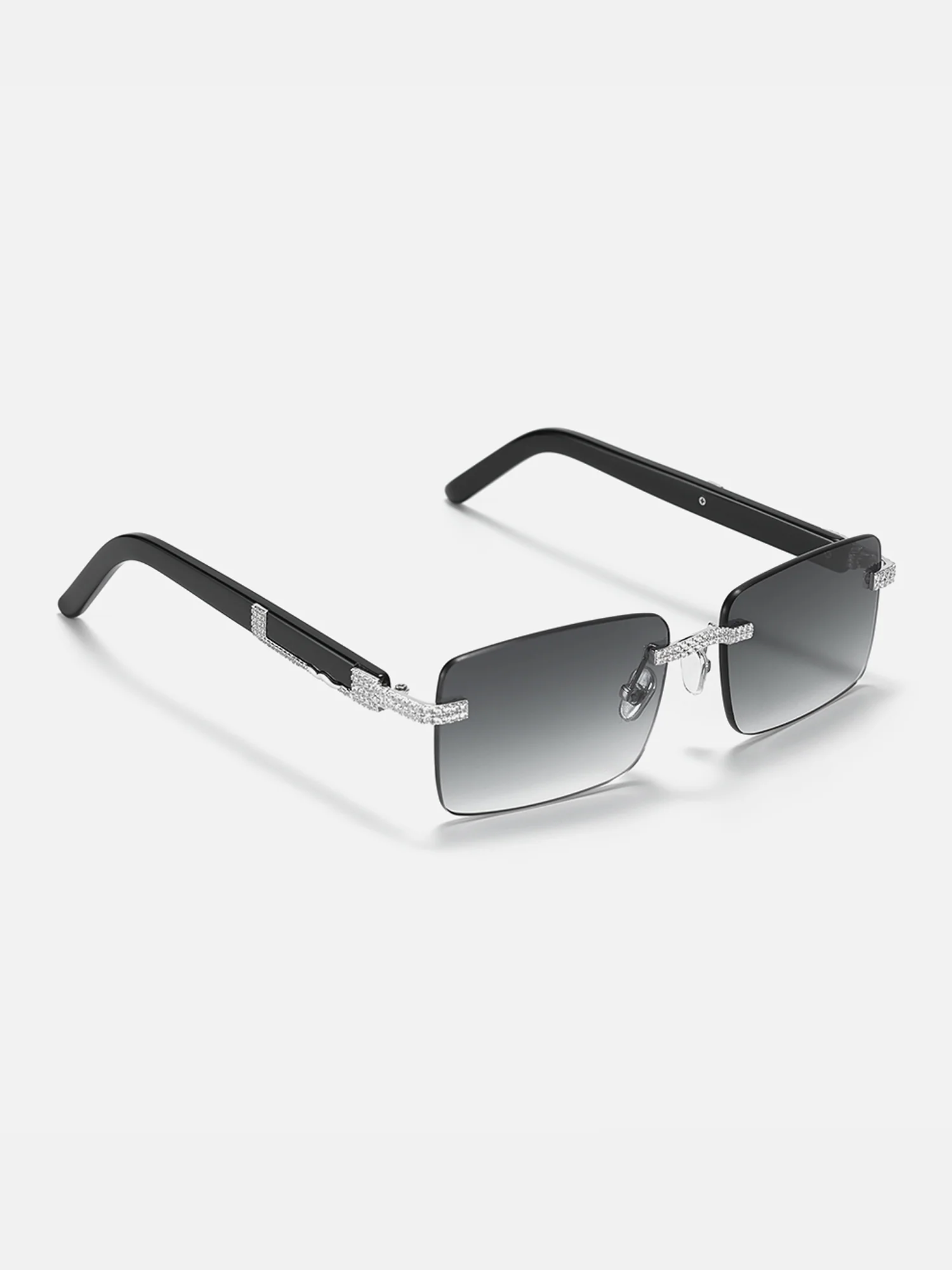 S925 Moissanite Rimless Sunglasses - Image 4