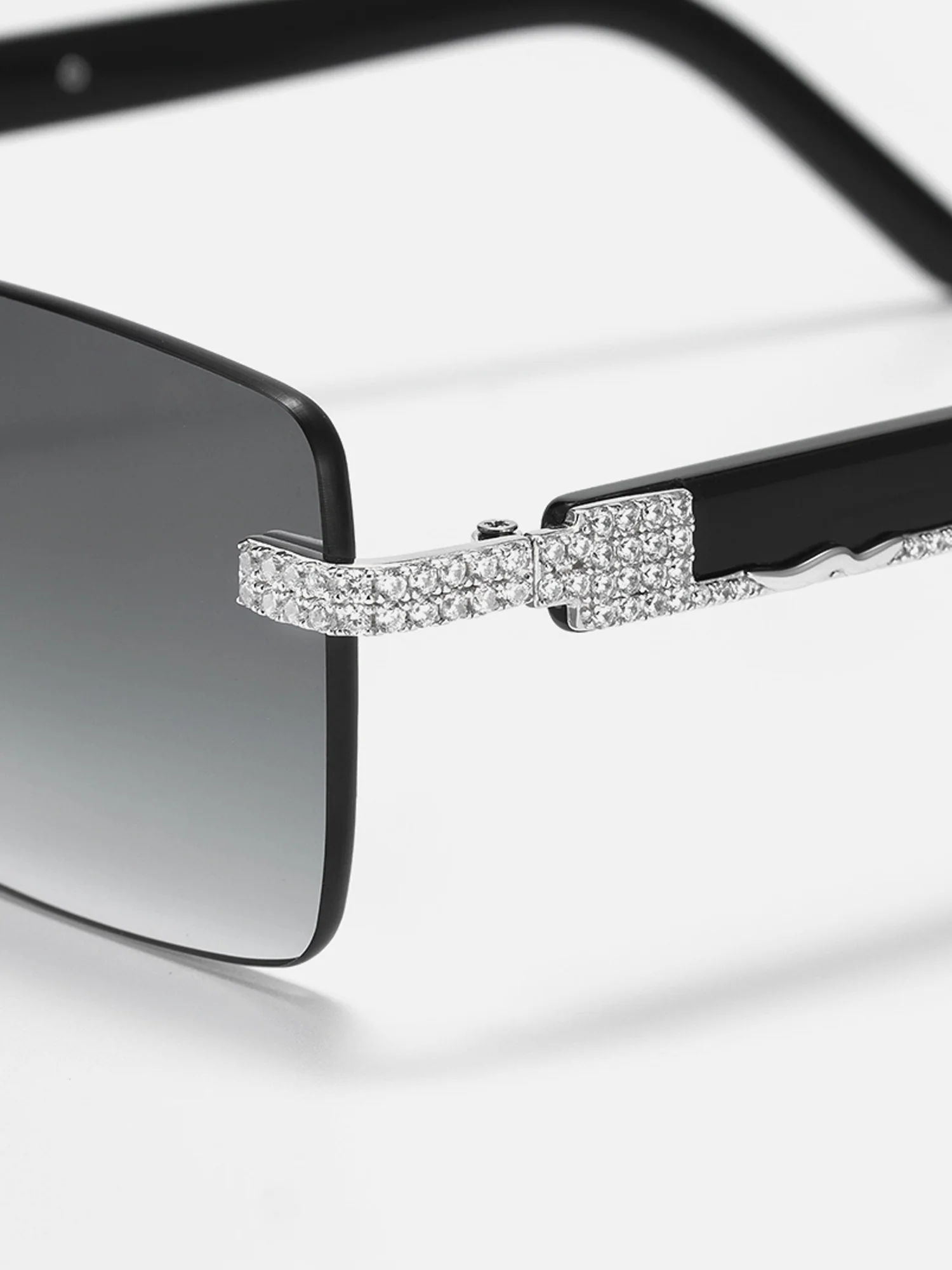 S925 Moissanite Rimless Sunglasses - Image 5