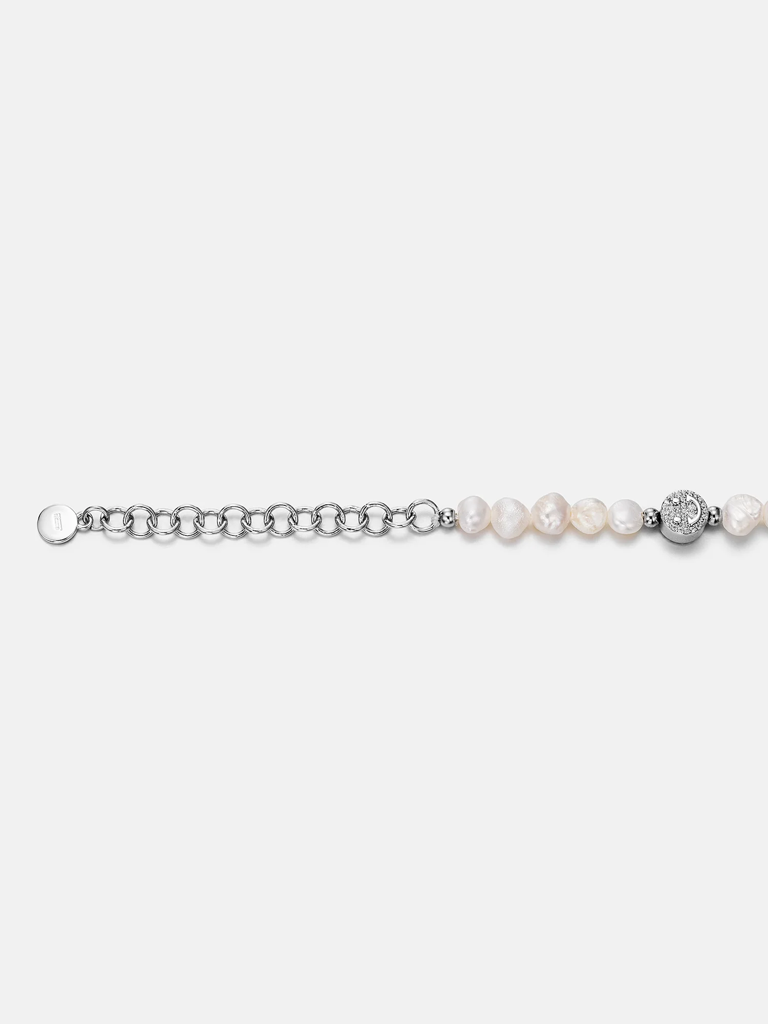 S925 Moissanite Smiley Pearl Bracelet - Image 6
