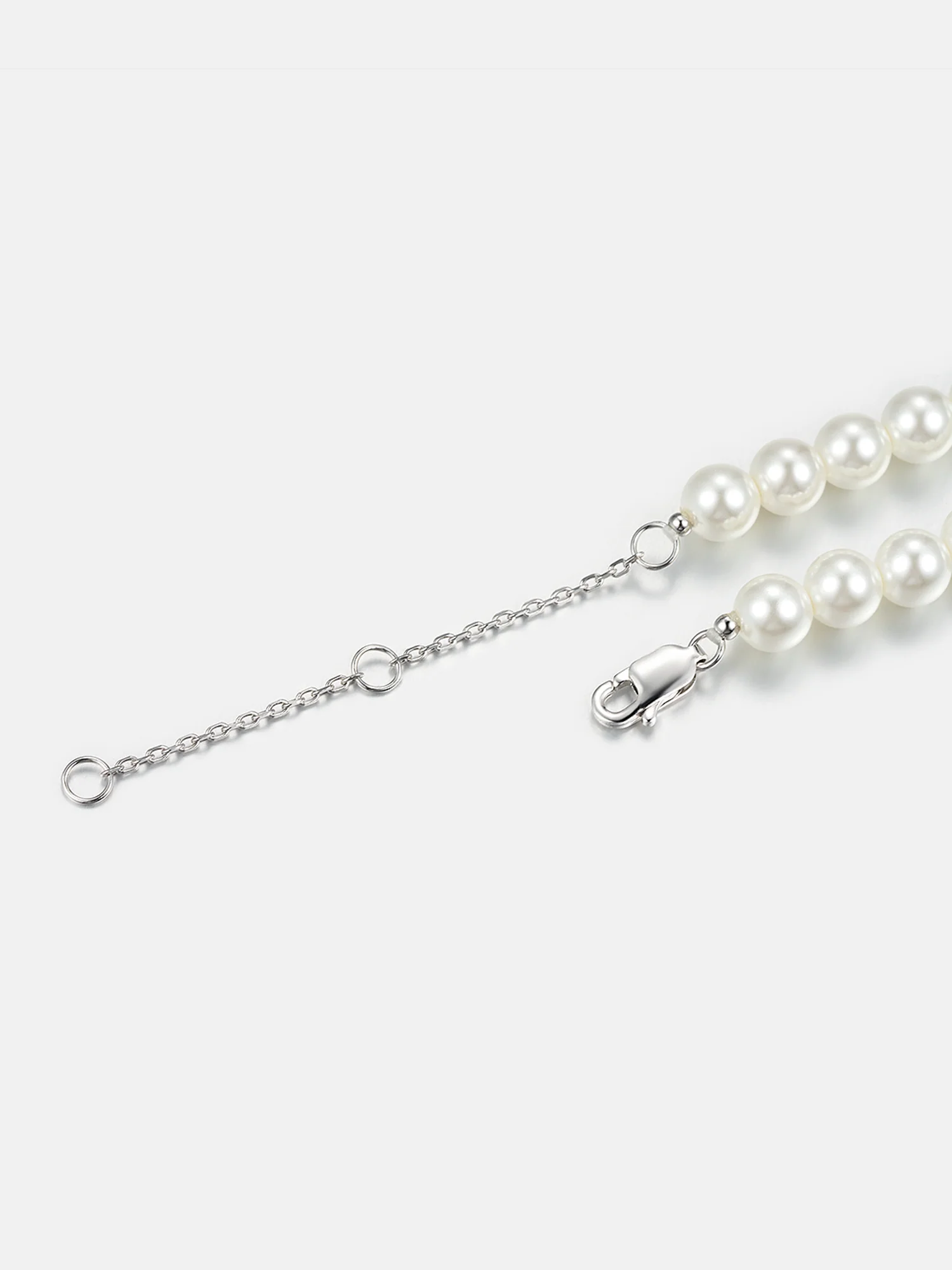 S925 Moissanite Sunflower Pearl Chain - Image 3