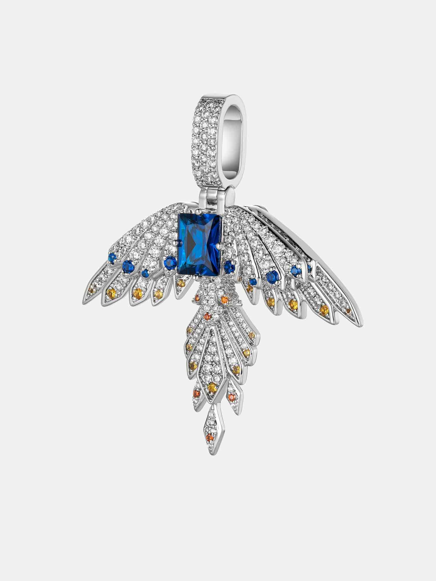 S925 Moissanite Suzaku Pendant - Image 2