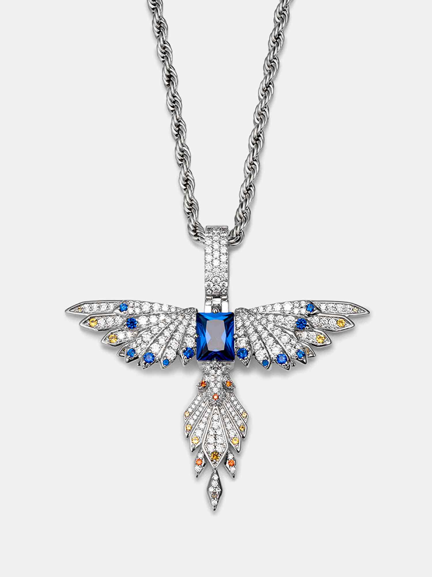 S925 Moissanite Suzaku Pendant - Image 4