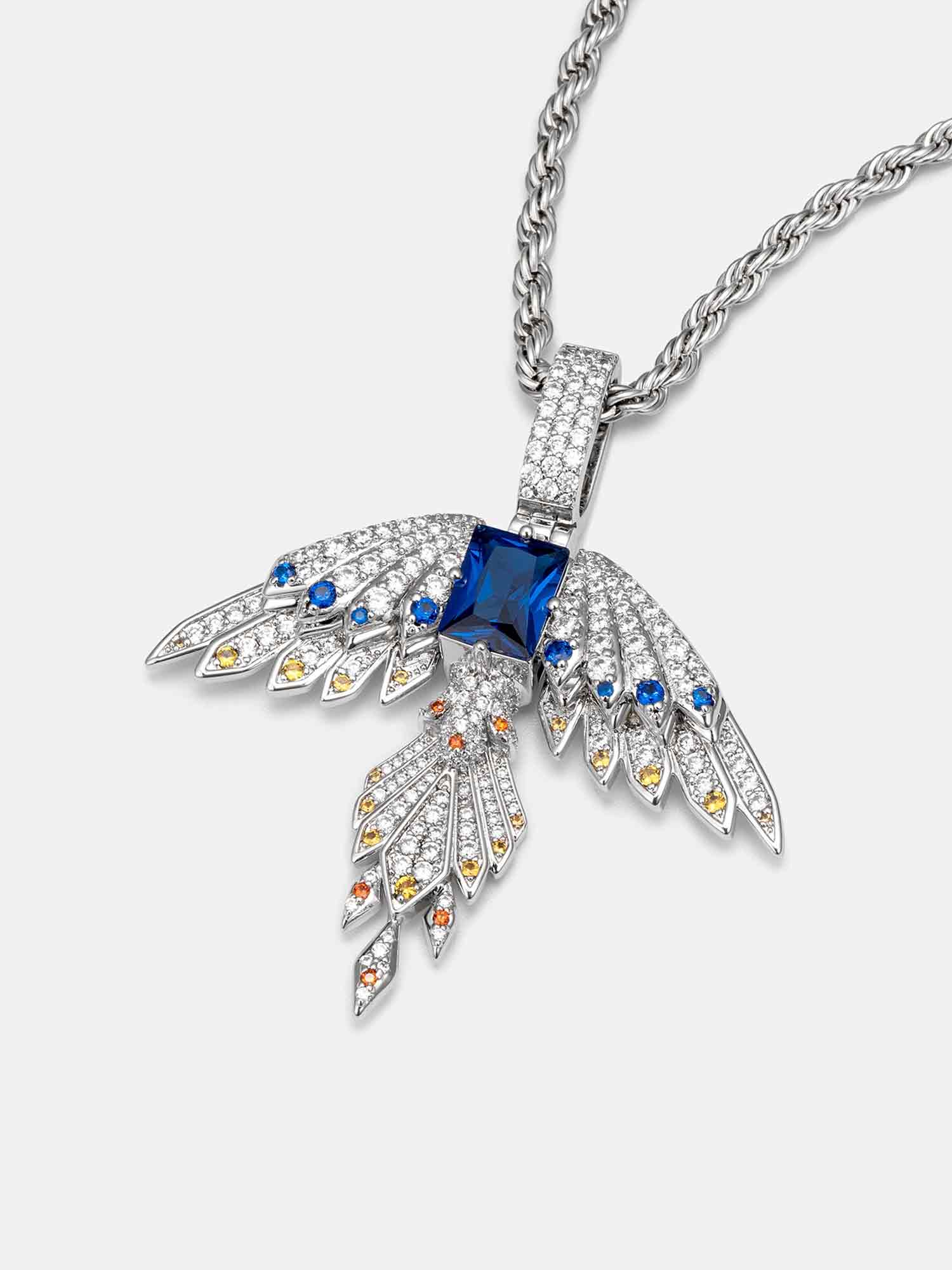 S925 Moissanite Suzaku Pendant - Image 5