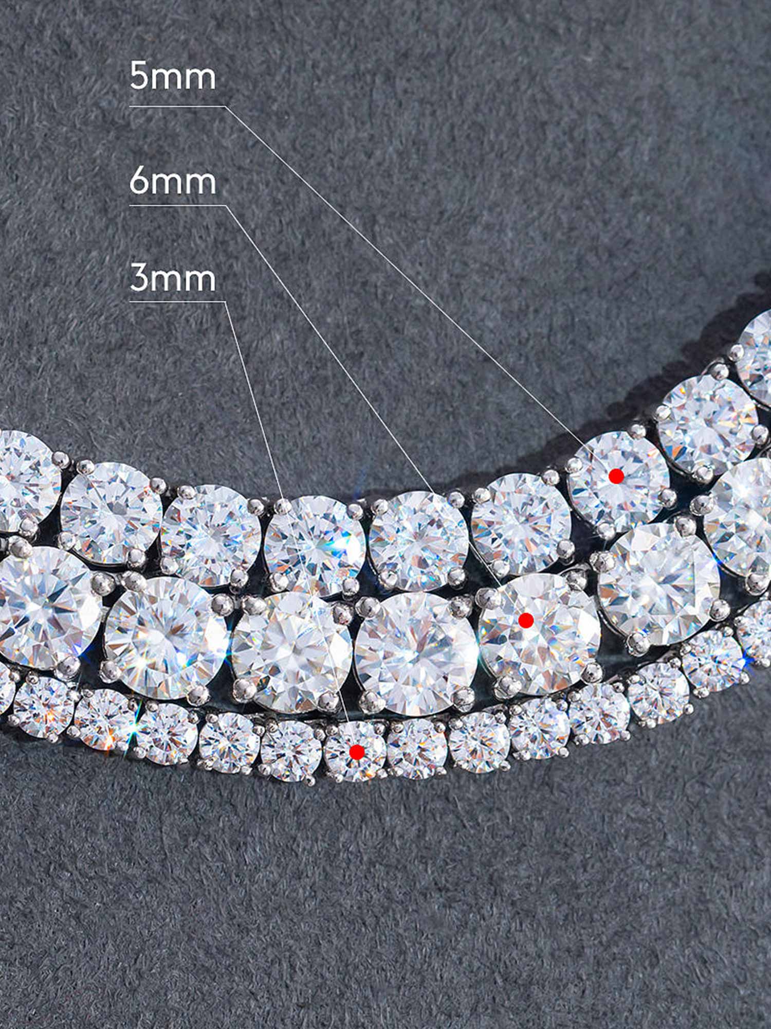 S925 Moissanite Tennis Chain - Image 5