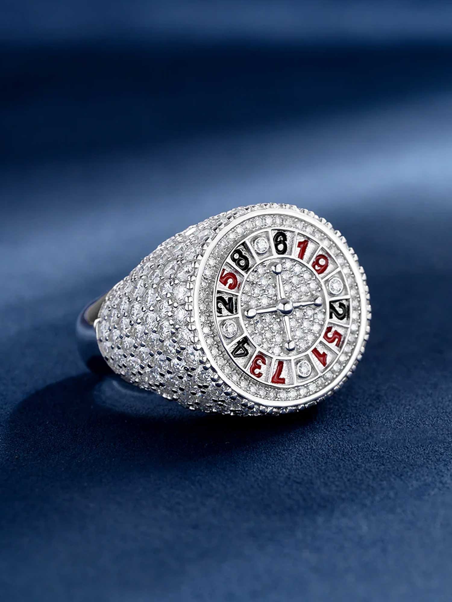 S925 Roulette Gambling Moissanite Ring - Image 5