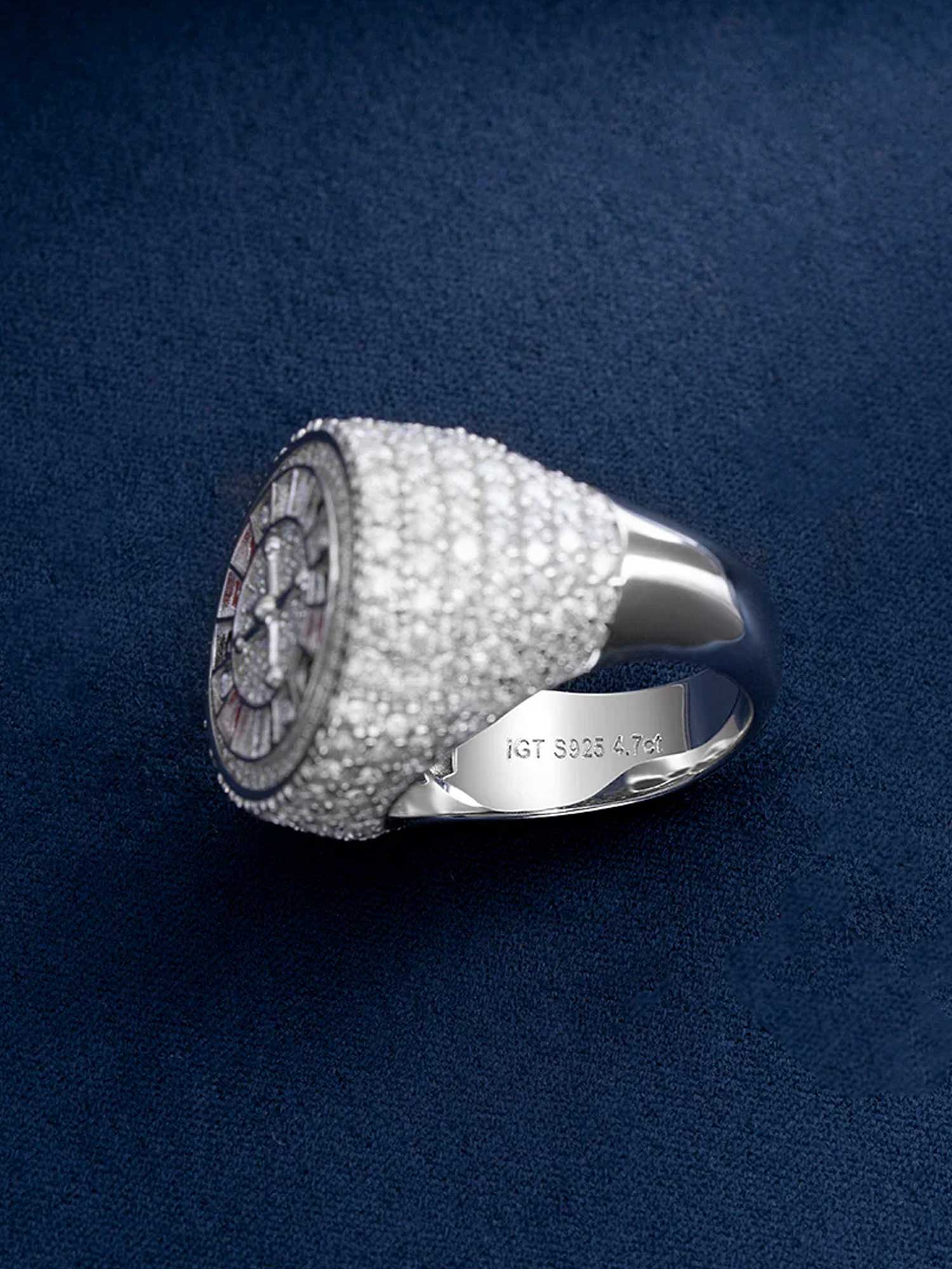 S925 Roulette Gambling Moissanite Ring - Image 6