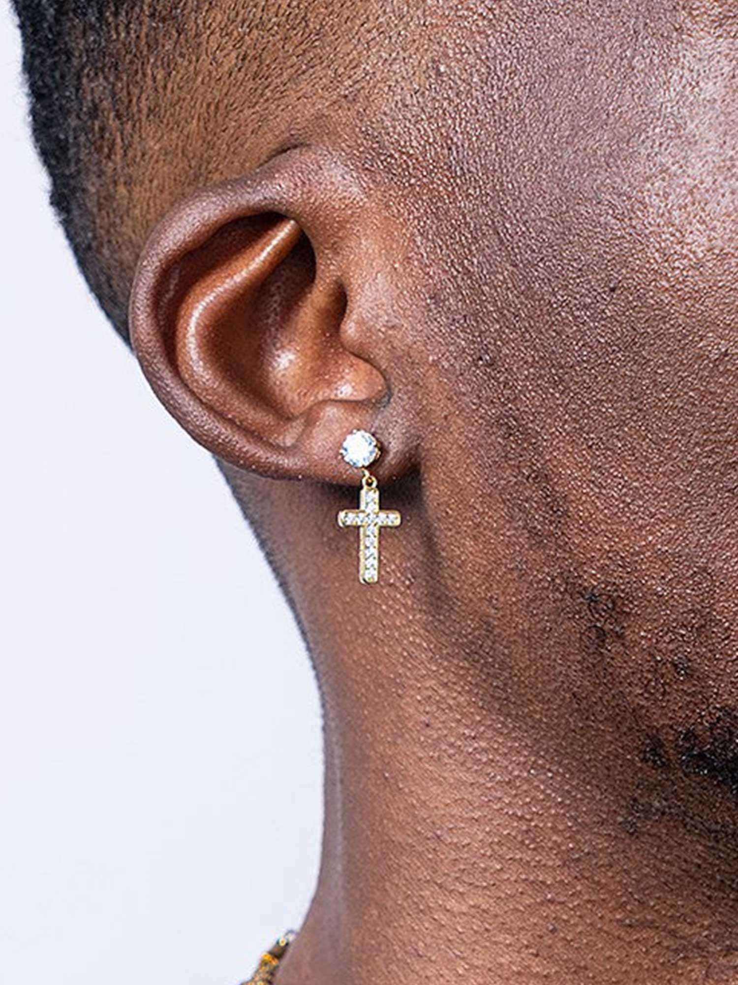 S925 Round Cut Stud Earrings - Image 5