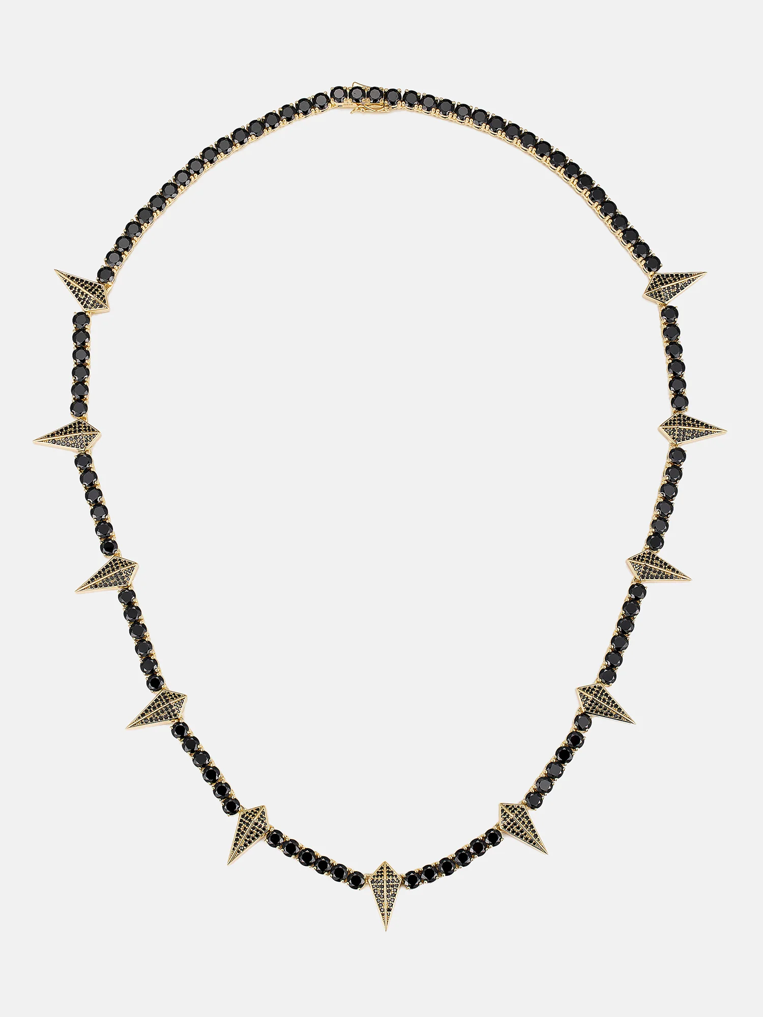 S925 Thorn Black Moissanite Tennis Chain - Image 3