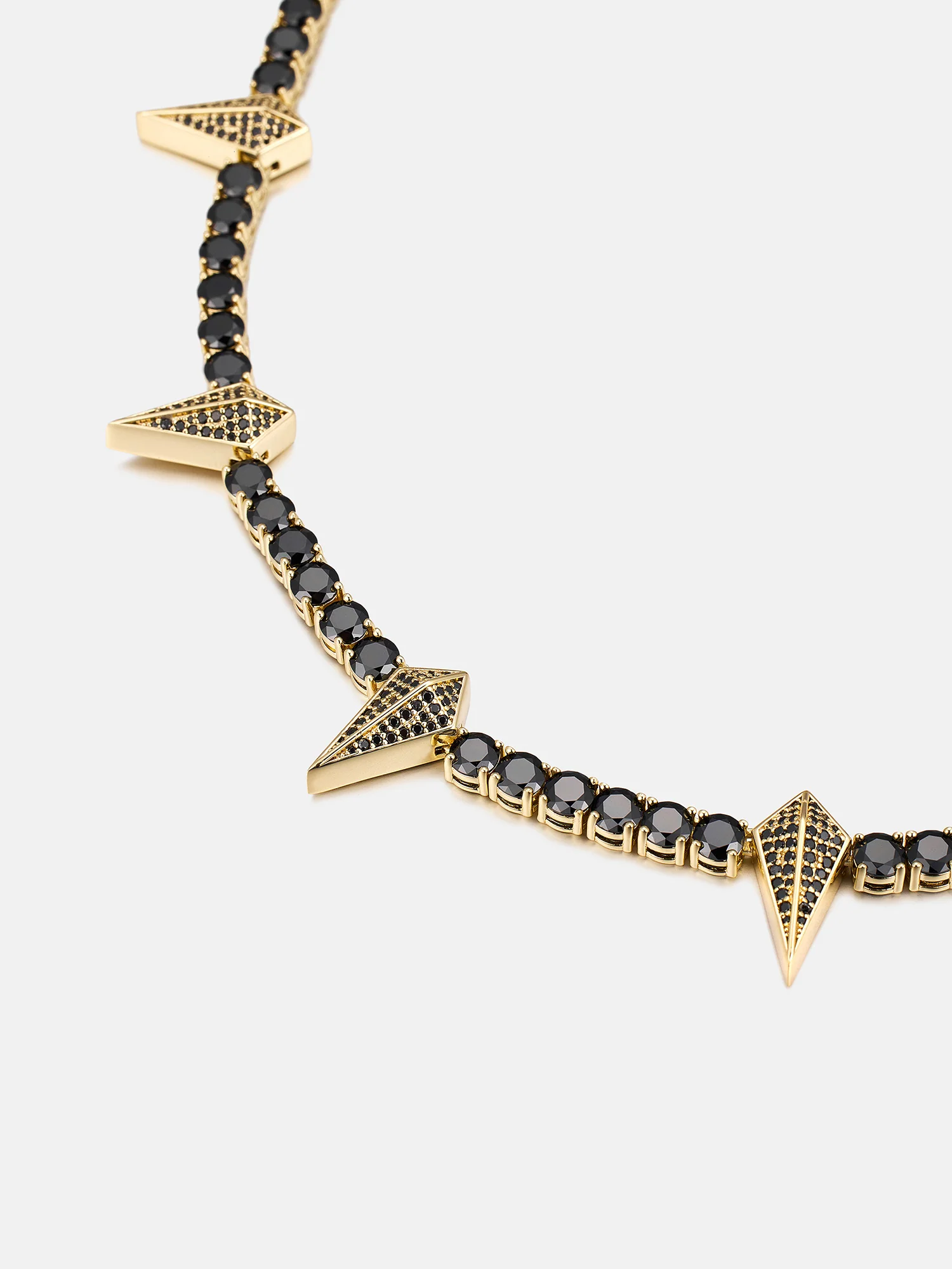S925 Thorn Black Moissanite Tennis Chain - Image 5