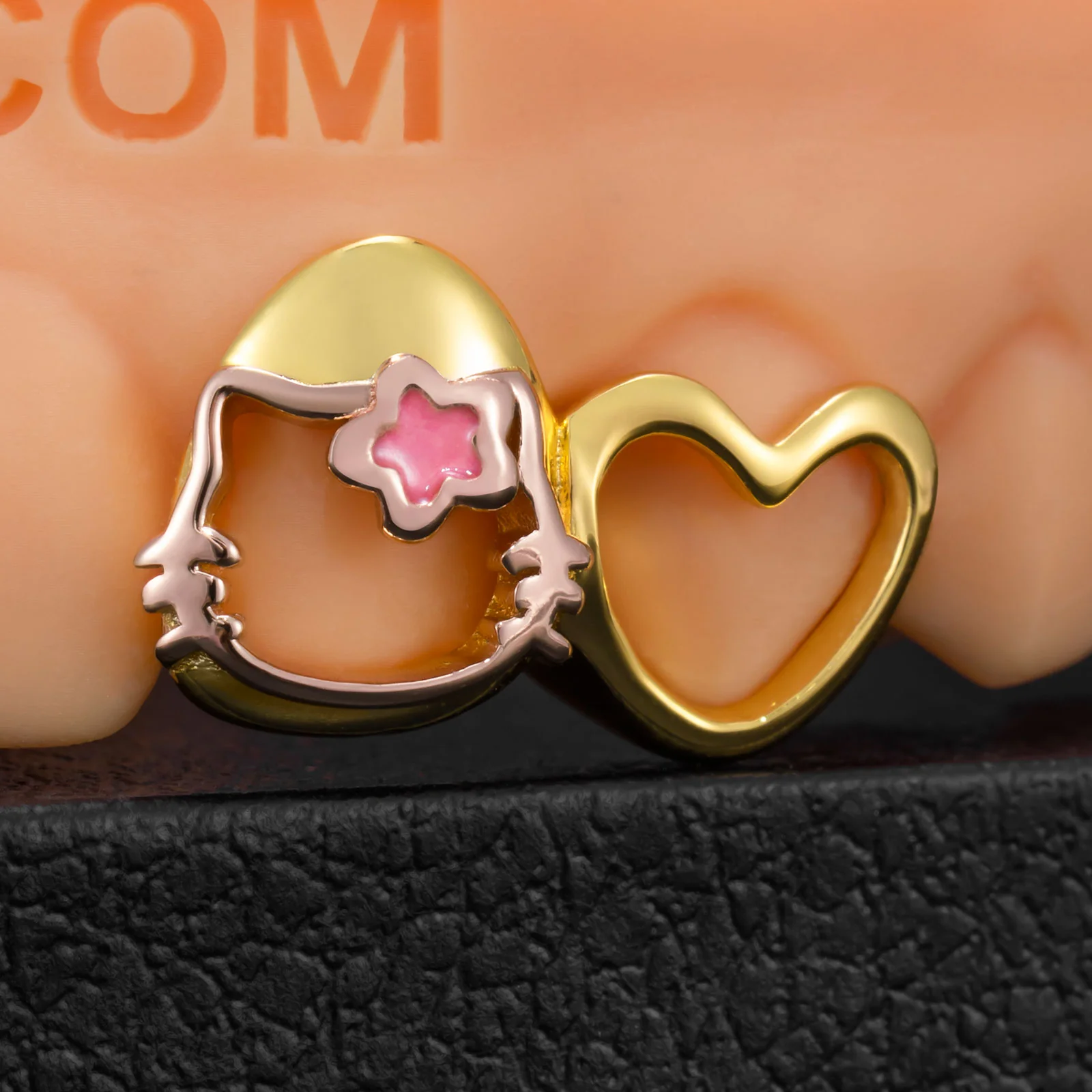 Sakura Kitty Heart Cut-Out Grillz - Image 3
