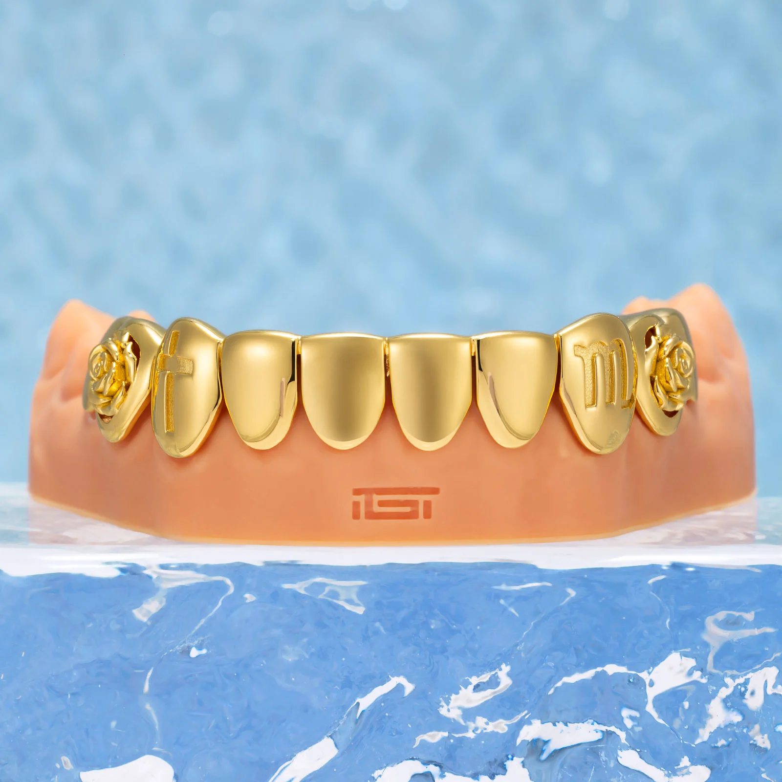 "Scorpio Rose" Mystic Open Face Grillz
