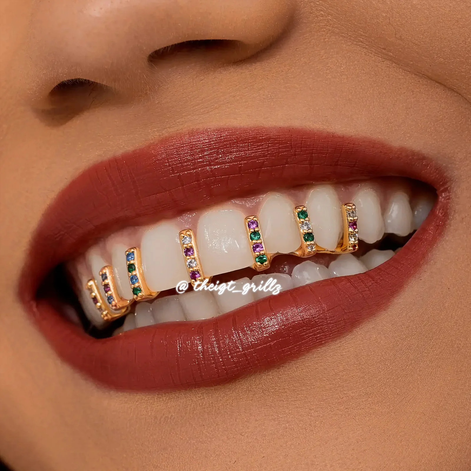 Single Row Diamond Bar Grillz - Image 8