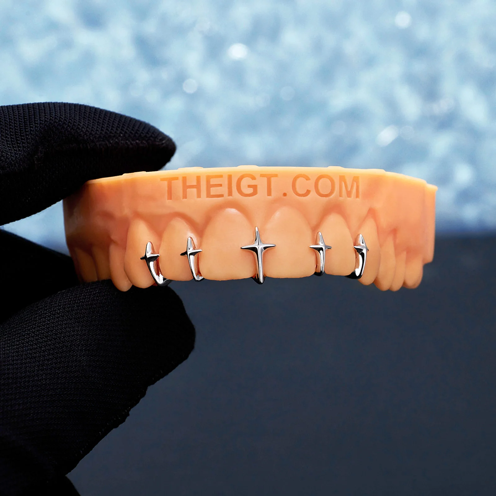 Sparkle Cross Bar Grillz - Image 4
