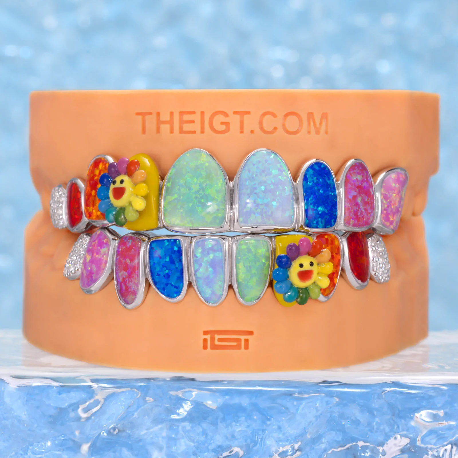 Spinning Sunflower Grillz