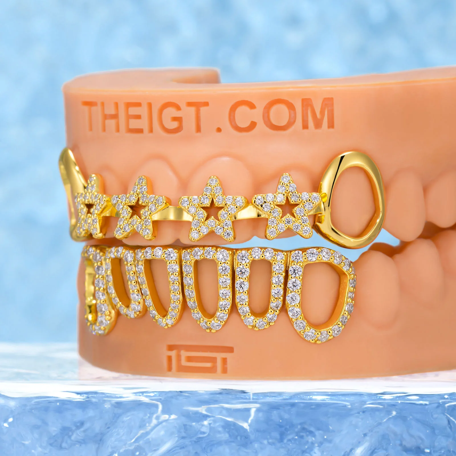Star Brace Grillz With Open Fangs - Image 3